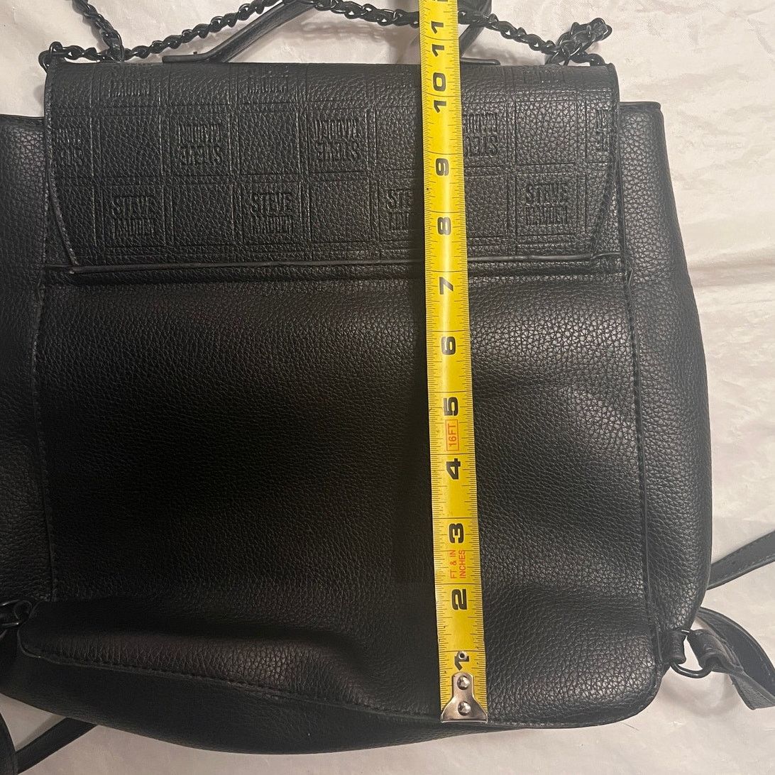 Steve Madden Steve Madden Bseyda Backpack Purse Faux Leather Size ONE SIZE - 10 Thumbnail