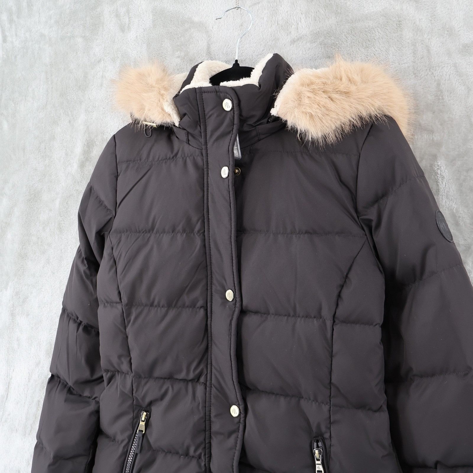 Lauren Ralph Lauren LRL Ralph Lauren Faux-Fur Hooded Down Puffer Coat Women XS Size XS / US 0-2 / IT 36-38 - 13 Thumbnail