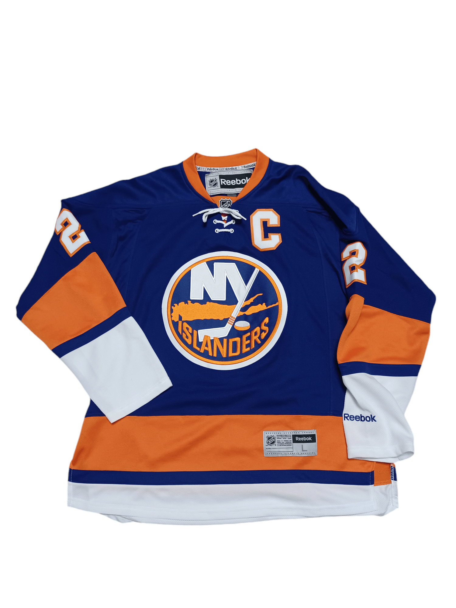Reebok #2 STREIT NEW YORK ISLANDERS NHL REEBOK VINTAGE JERSEY Size US L / EU 52-54 / 3 - 1 Thumbnail