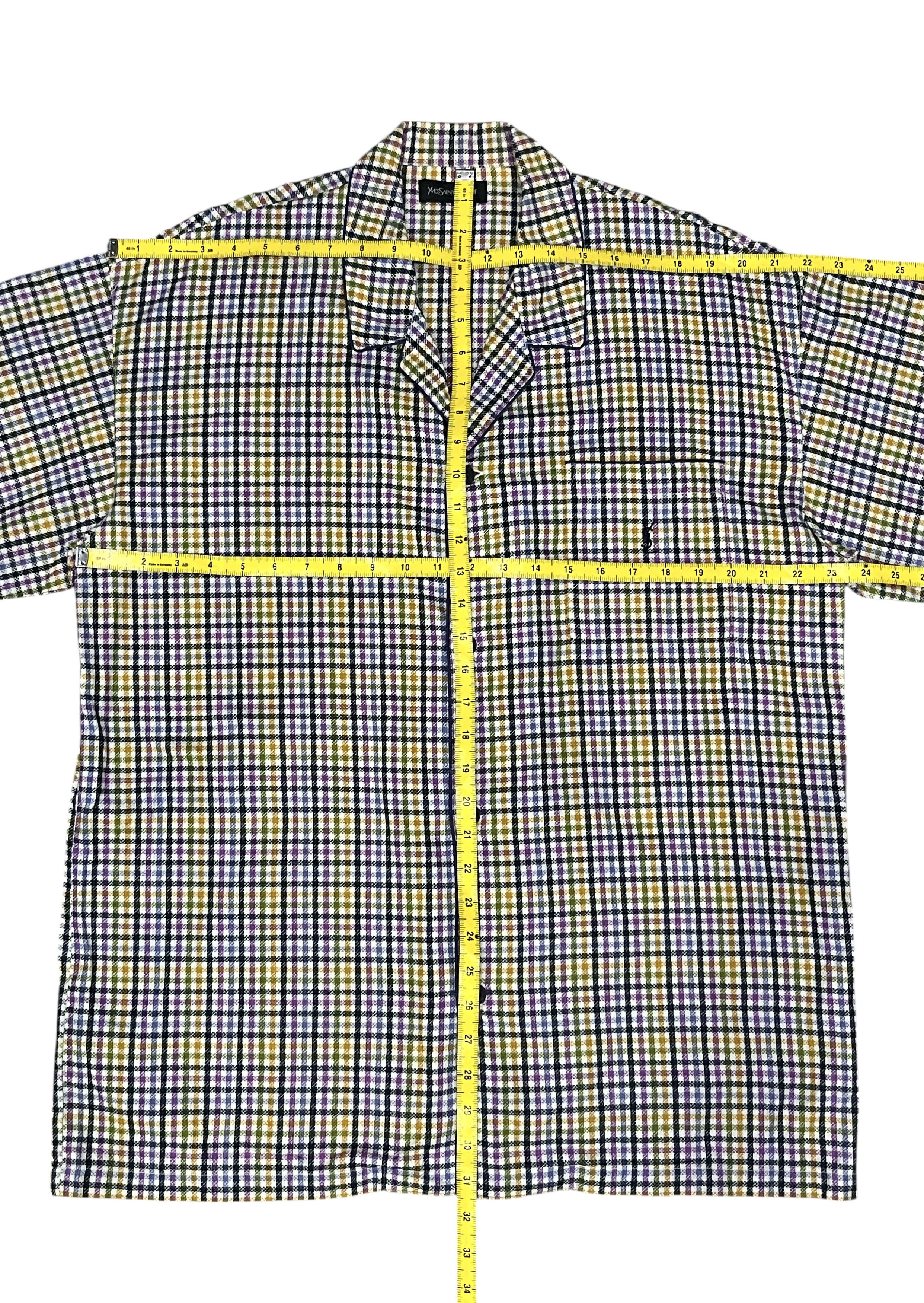 Yves Saint Laurent 🔥Authentic YSL Multicolor Classic Check Unisex Pajamas Set Size US M / EU 48-50 / 2 - 12 Thumbnail