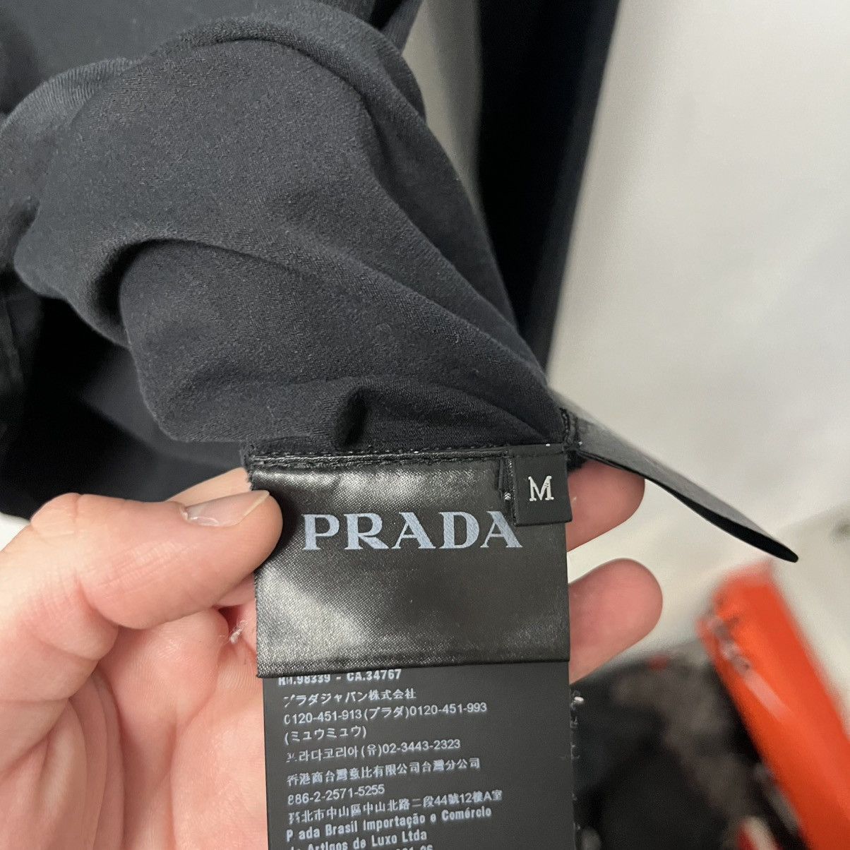 Prada Prada Red Tab Polo Longsleeve Size US M / EU 48-50 / 2 - 11 Thumbnail