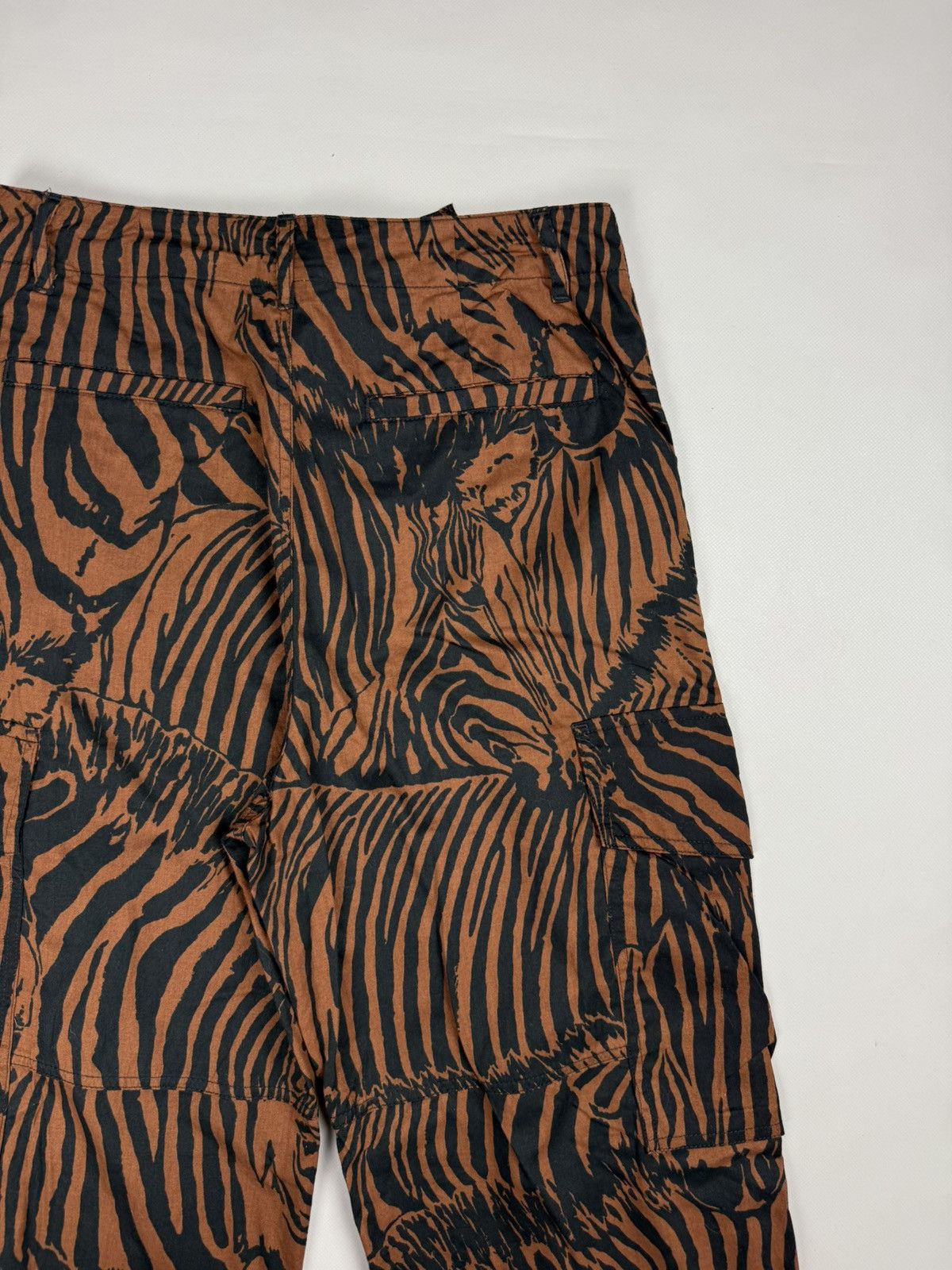 Weekend Max Mara Weekend Max Mara Ladies Zebra Pattern Cargo Pants Trousers Size 29" - 21 Thumbnail