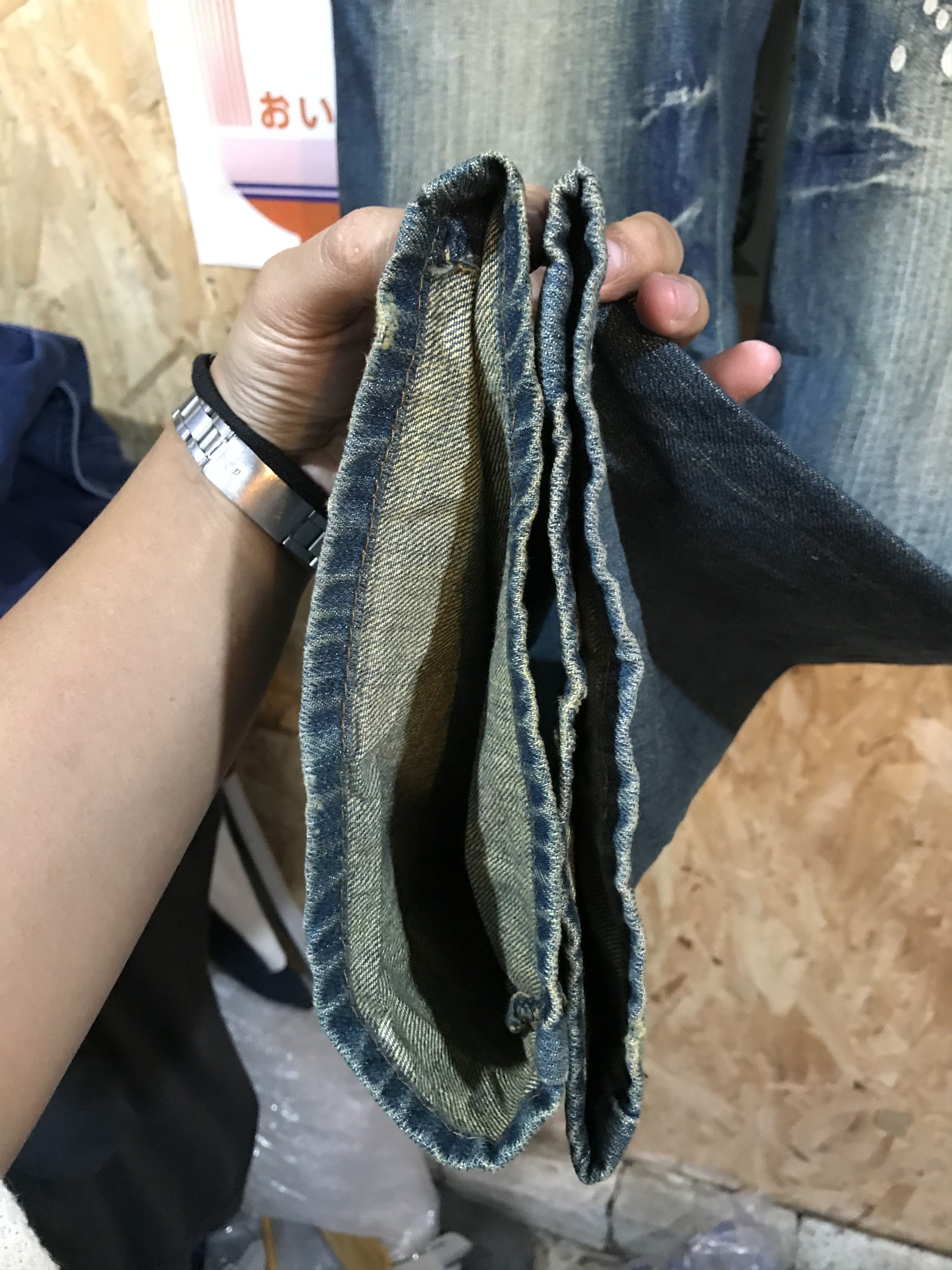 Japanese Brand Dominate Japanese Brand Koi Fish Embroidery Denim Pants Size US 33 - 4 Thumbnail
