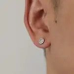 Designer × Vintage 💯925 silver vintage smiley ear stud Size ONE SIZE - 2 Thumbnail