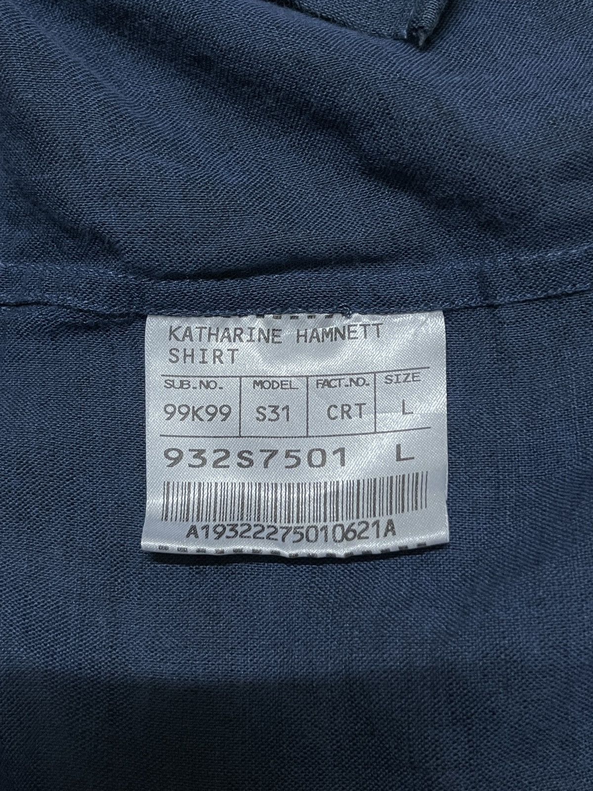 Katharine Hamnett London Katharine Hamnett Linen Shirt Size US L / EU 52-54 / 3 - 18 Thumbnail