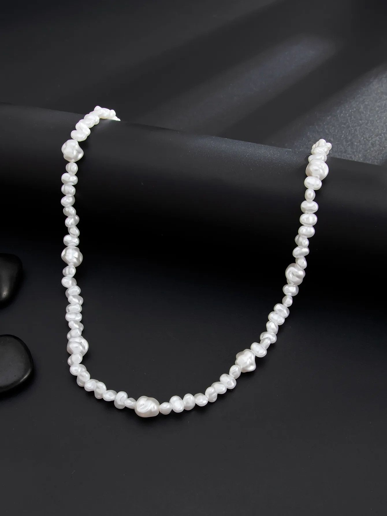 Vintage Round Imitation Pearl Necklace Size ONE SIZE - 6 Thumbnail