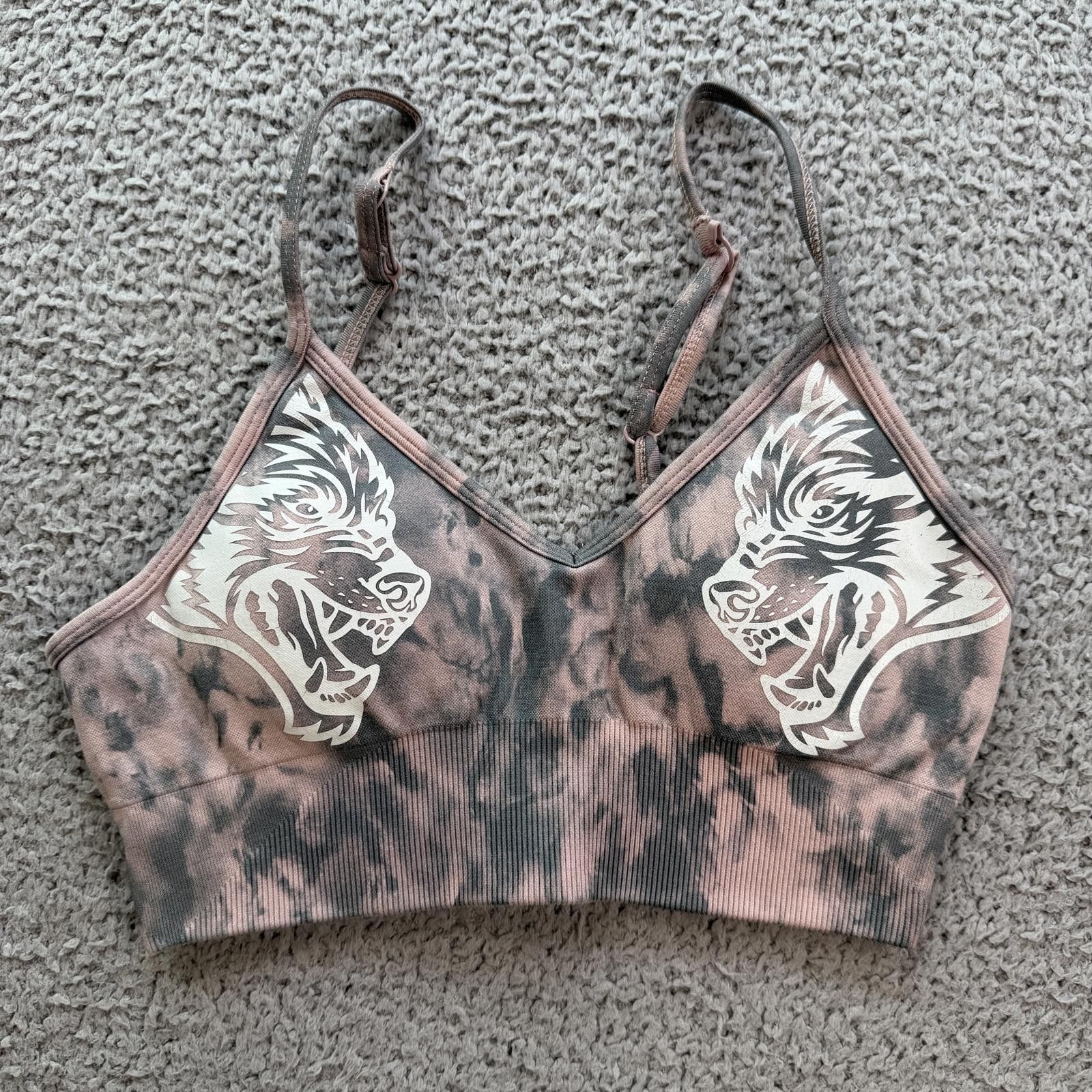 Darc Sport Darc Sport Wolves SHE Seamless Sports Bra Pink Small Size ONE SIZE - 1 Thumbnail