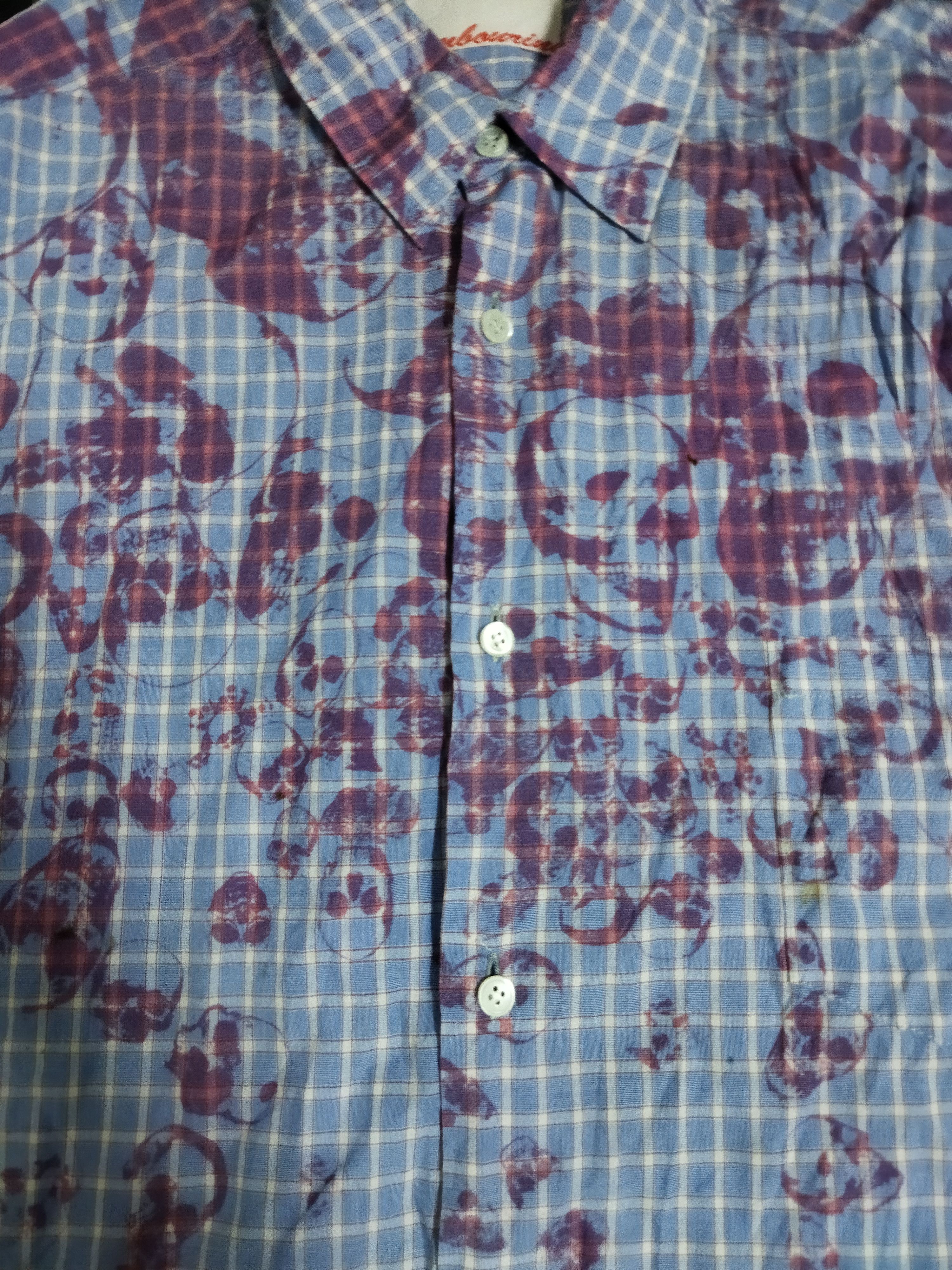 Nozomi Ishiguro Nozomi Ishiguro Skull Printed Shirts Size US XL / EU 56 / 4 - 4 Thumbnail