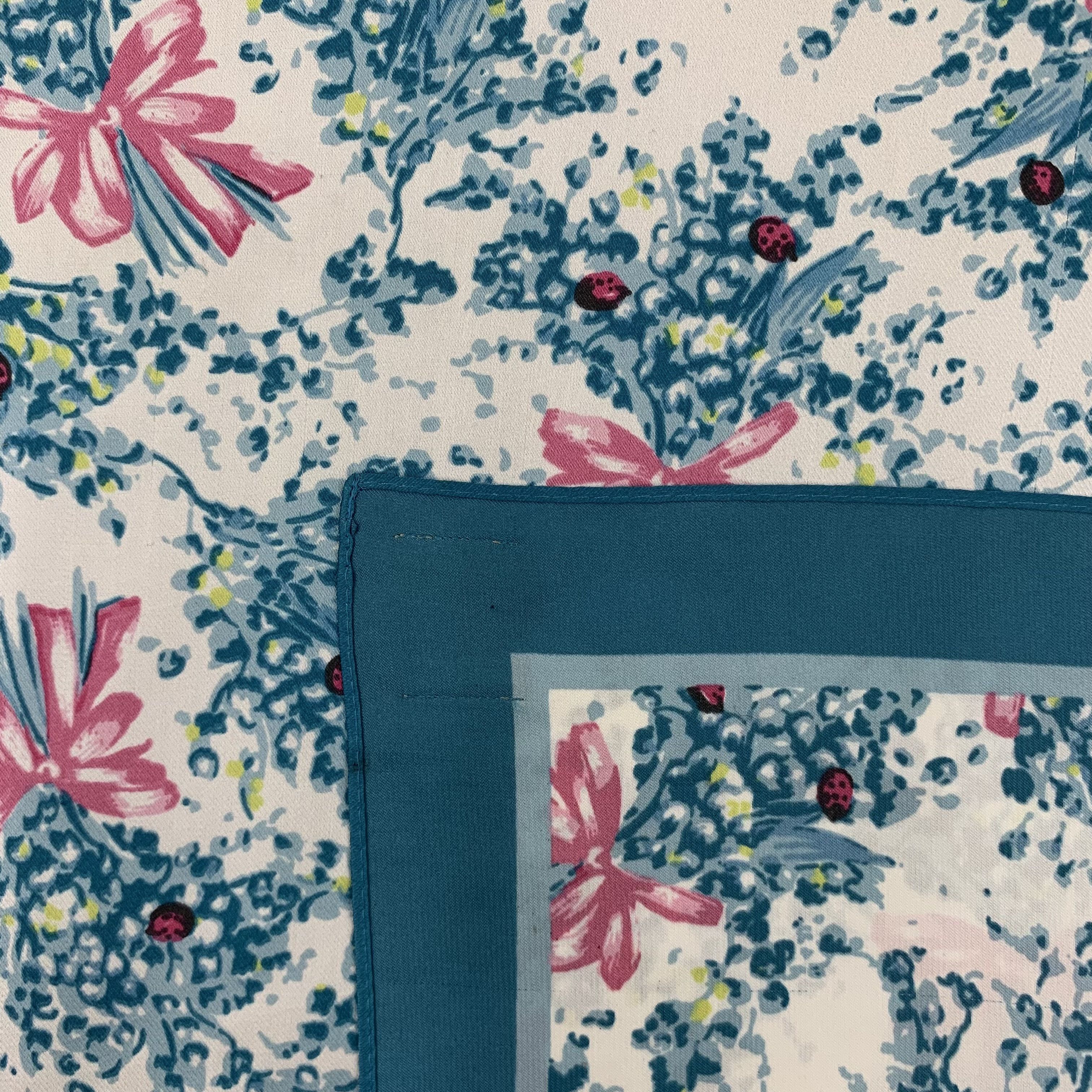 Paul & Joe Uniqlo x Paul & Joe Floral silk scarf Square Foulards A5610 Size ONE SIZE - 8 Thumbnail