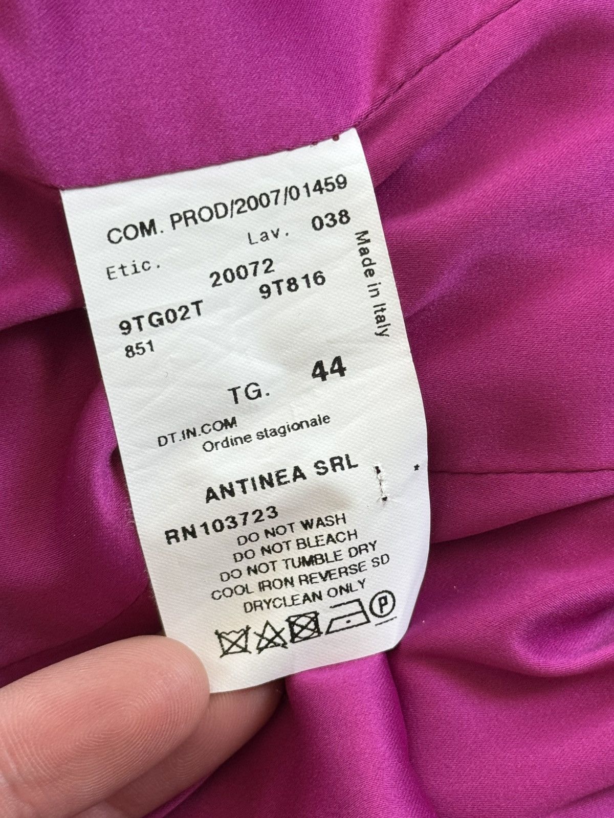 Armani Collezioni Armani Collezioni IT44 pink velour velvet blazer jacket Size M / US 6-8 / IT 42-44 - 5 Thumbnail