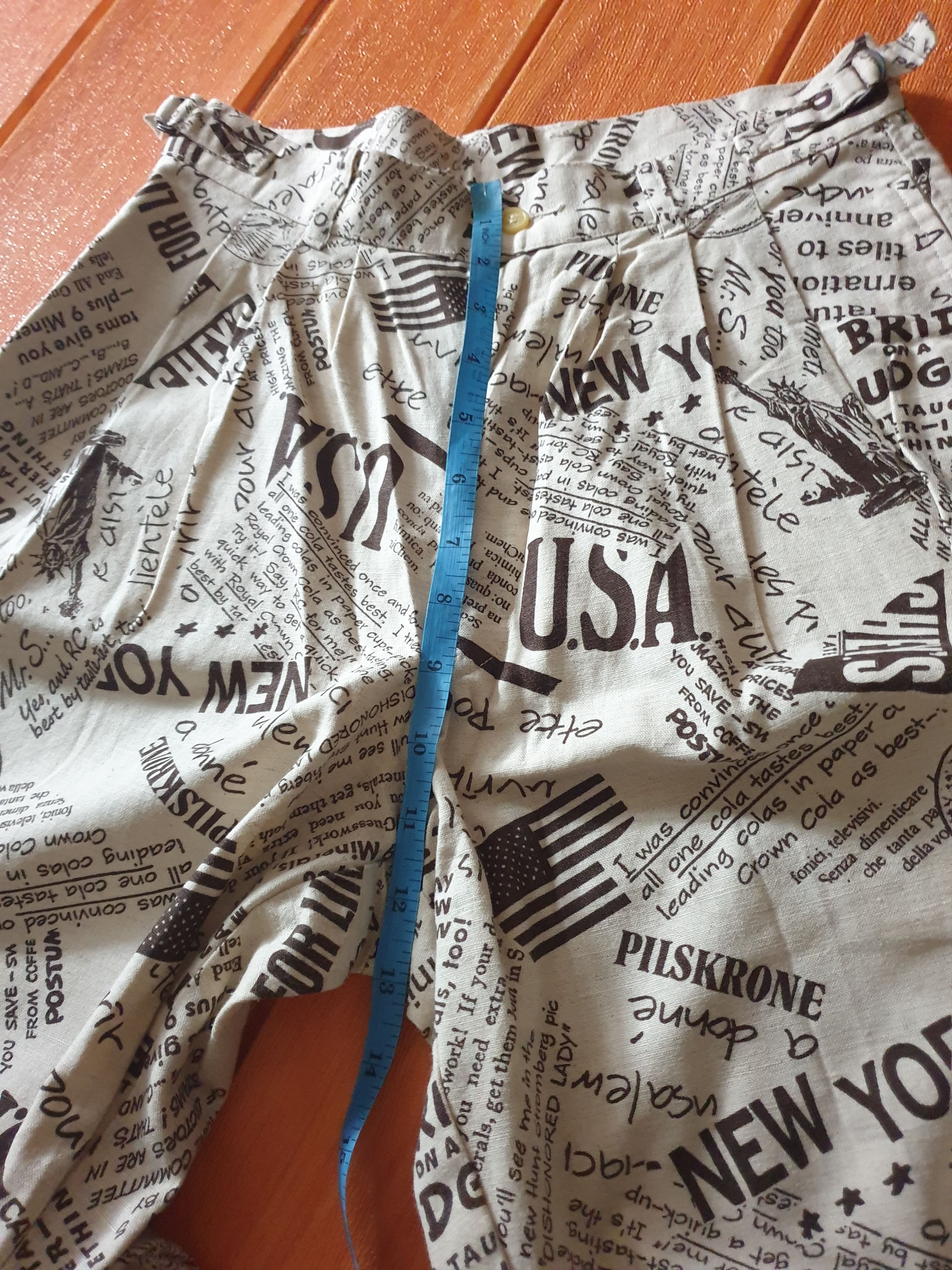 Japanese Brand 💥Three top abstract cream streetwear pant Size 26" / US 2 / IT 38 - 5 Thumbnail