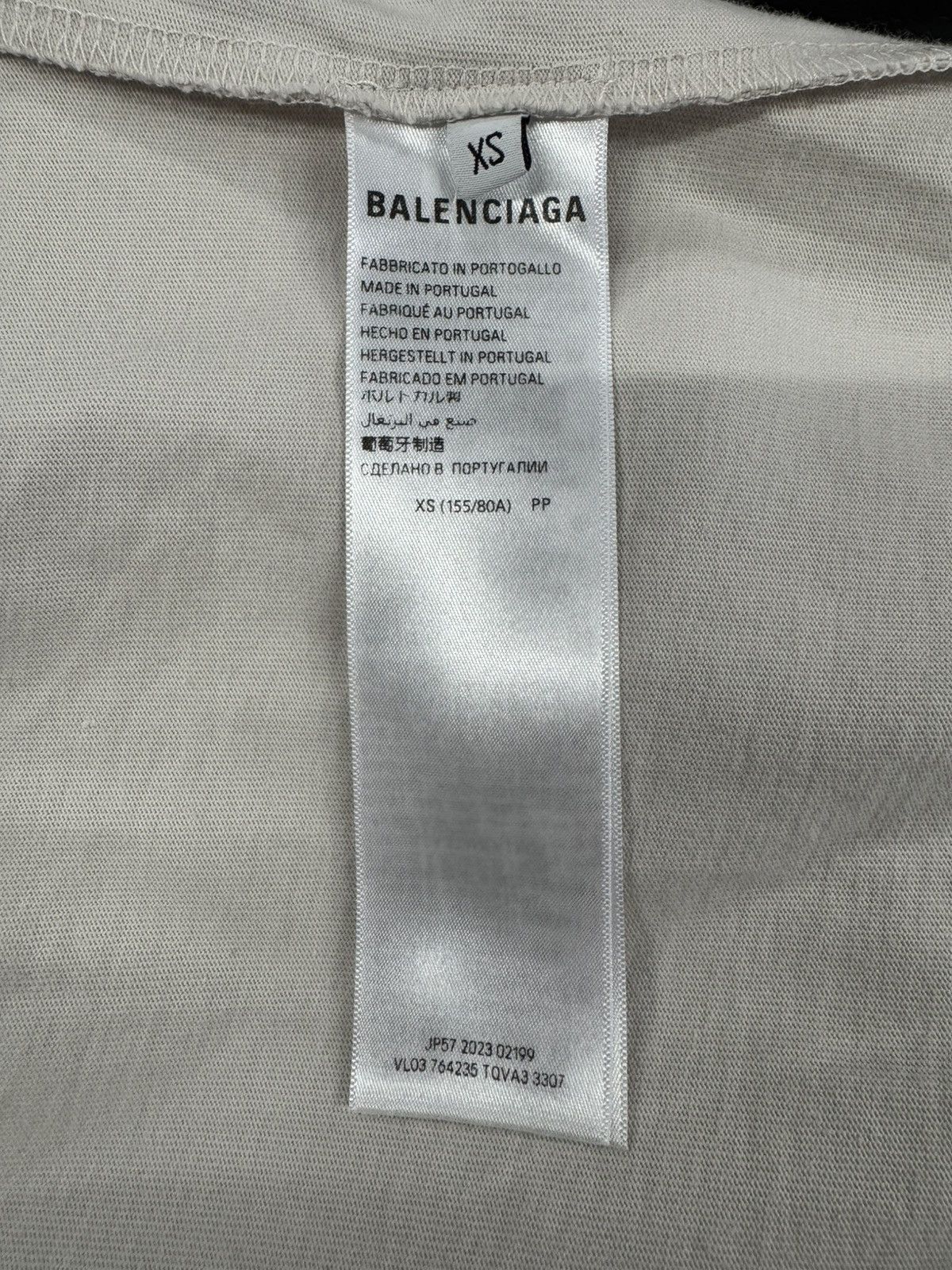 Balenciaga Balenciaga Blurred Logo T-Shirt Size US XS / EU 42 / 0 - 4 Thumbnail