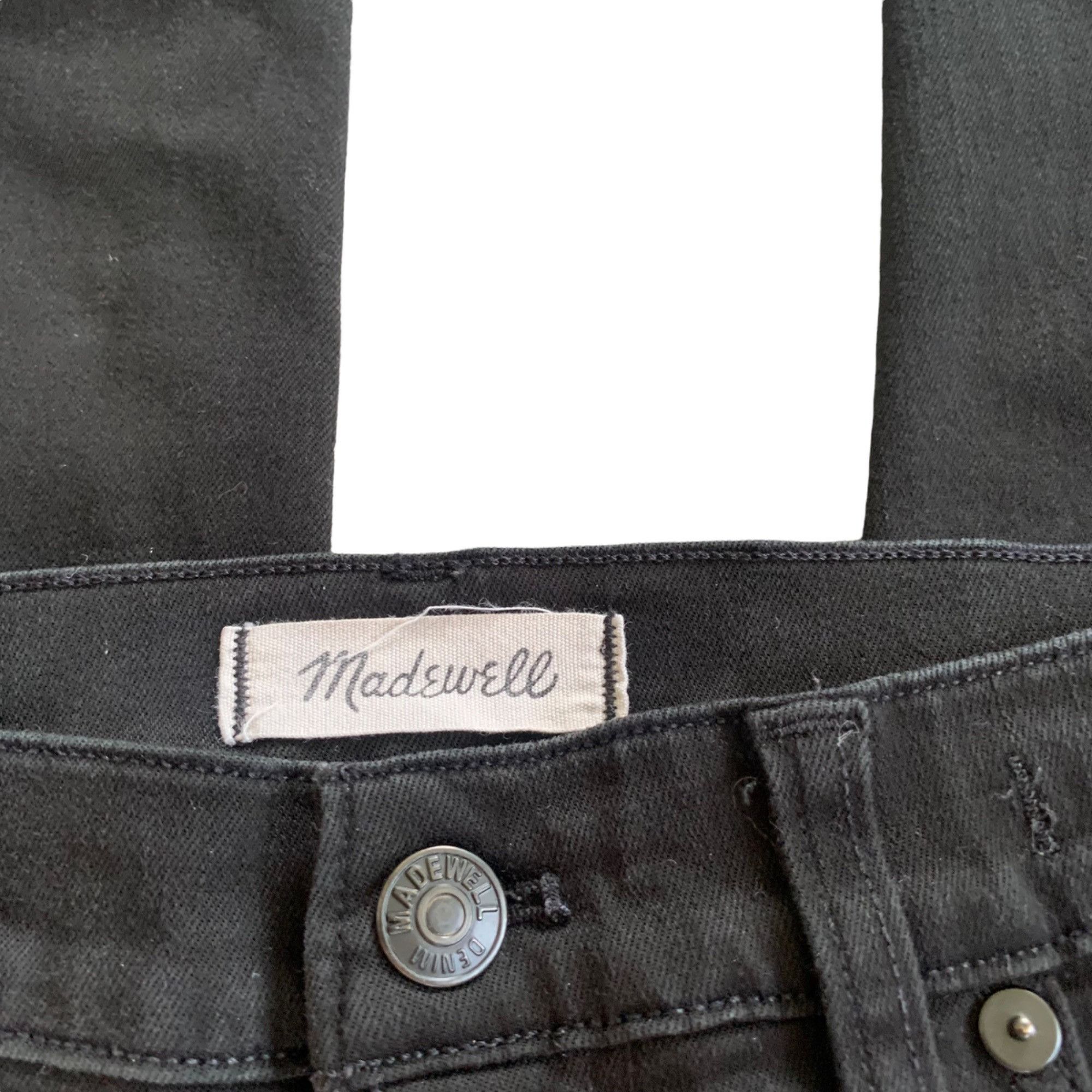 Madewell Madewell Black Denim High Rise Skinny Jeans 29 Size 29" - 7 Thumbnail