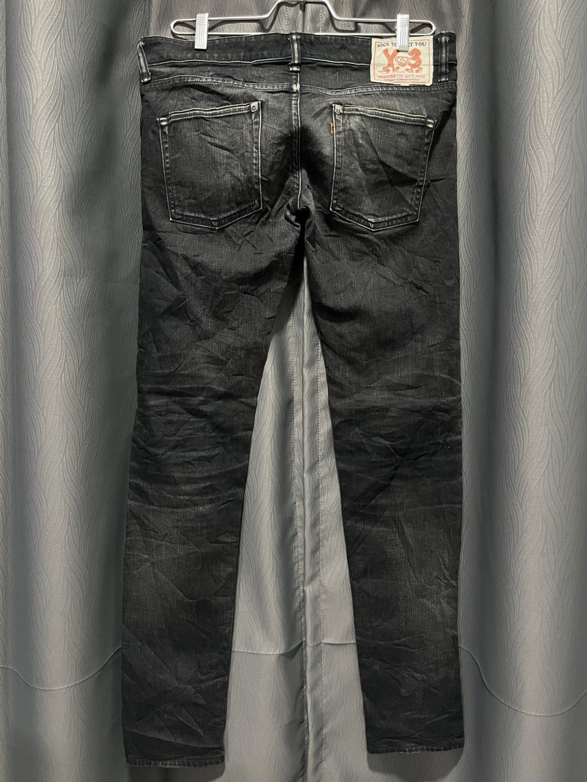 Y-3 Y-3 Yohji Yamamoto Warehouse & Co Slim Fit Skinny Jeans Size 32" / US 10 / IT 46 - 2 Thumbnail