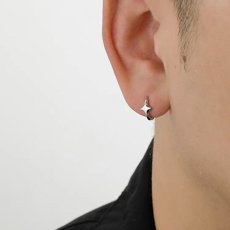Jewelry × Sterling Silver Vibe Earrings One Pairs Chrome Jewelry Size ONE SIZE - 2 Thumbnail