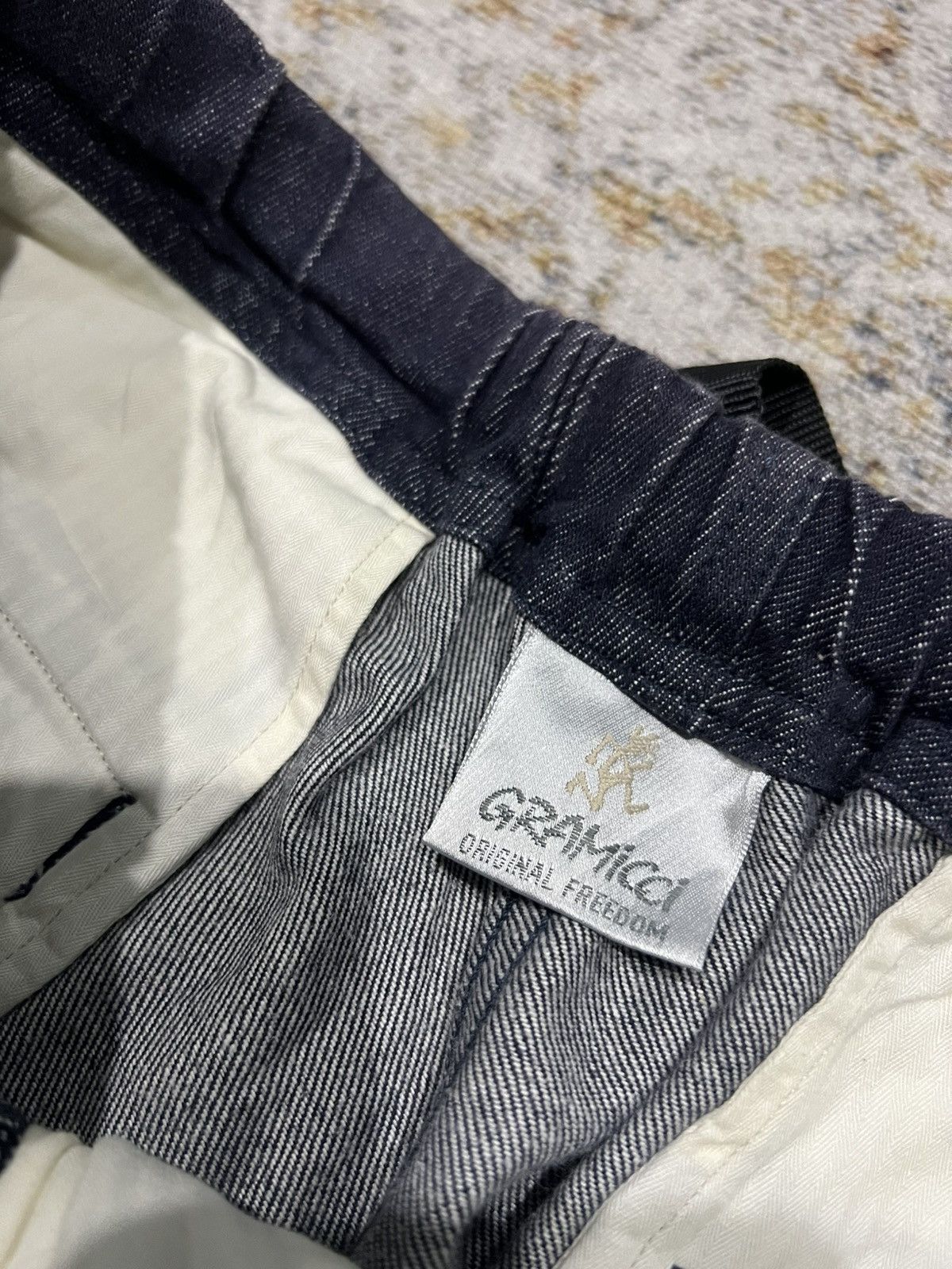 Gramicci Gramicci x Scye Indigo Raw Denim Baggy Pants Size US 30 / EU 46 - 7 Thumbnail