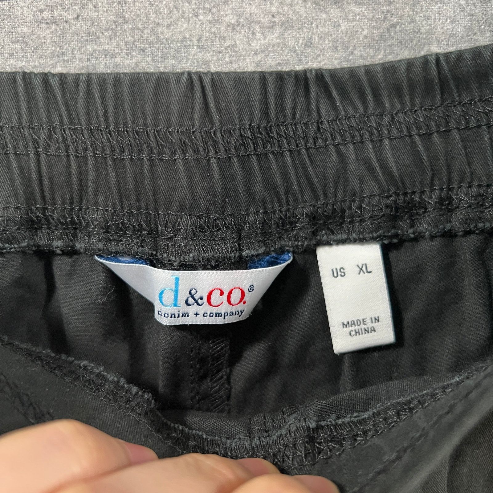 Other Denim & Co. EasyWear Twill Regular Relaxed Pull-On Skimmer Size 36" / US 14 / IT 50 - 3 Thumbnail