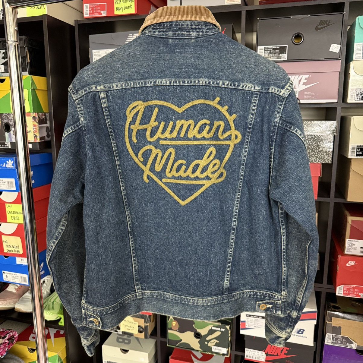 Human Made Human Made Blanket Lined Denim Work Jacket Size US M / EU 48-50 / 2 - 5 Thumbnail