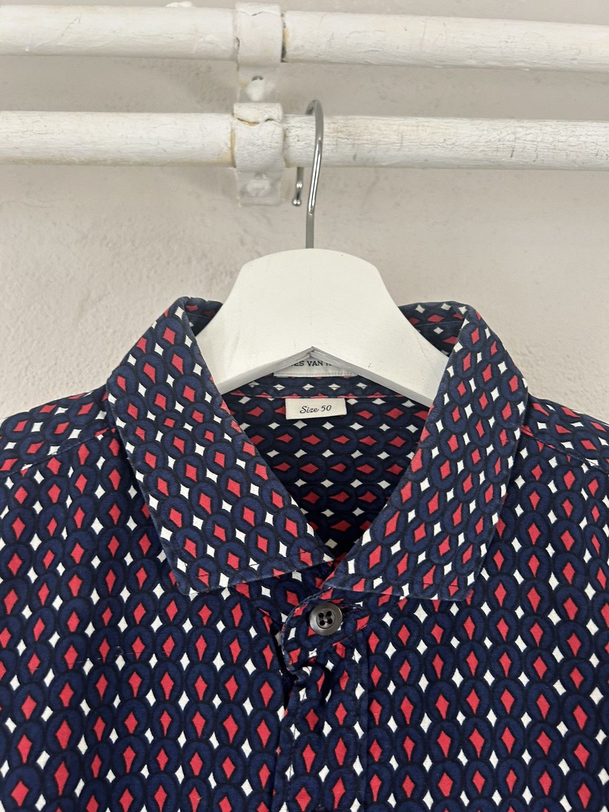 Dries Van Noten Checks Print Button-Up Shirt Size US M / EU 48-50 / 2 - 2 Thumbnail