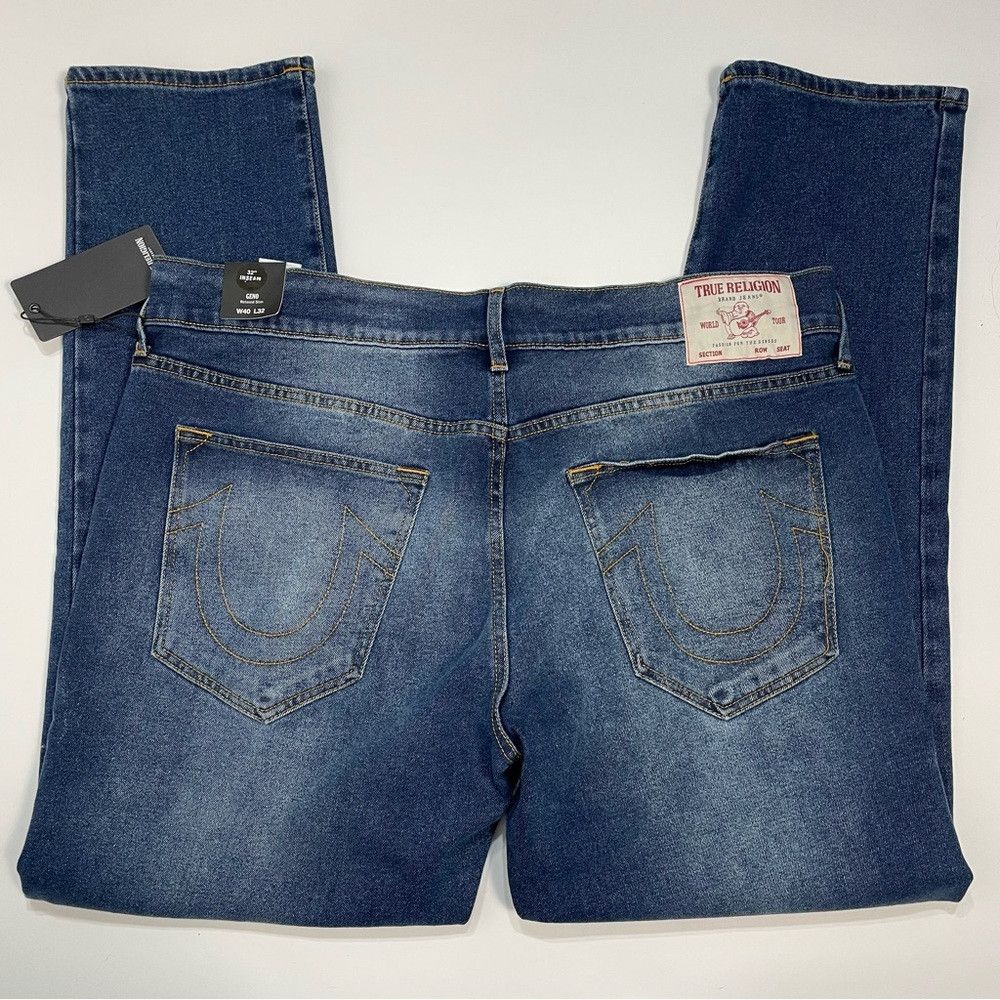 True Religion NWT New $159 True Religion Geno Relaxed Slim Jeans Size 40 Size US 40 / EU 56 - 4 Thumbnail