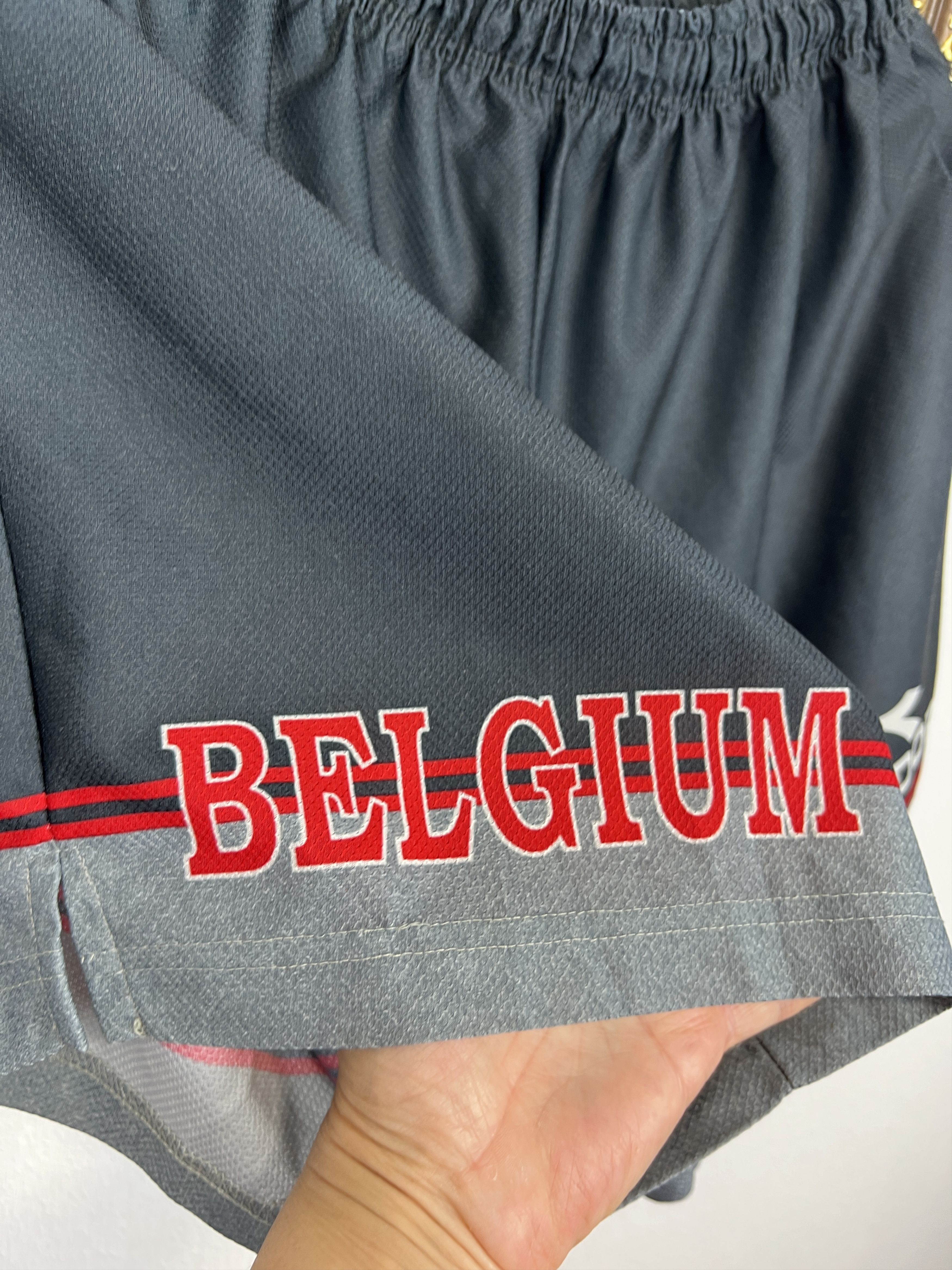 Diadora VIntage 90's Belgium Football Shorts Soccer Athletic Sport Size US 36 / EU 52 - 5 Thumbnail