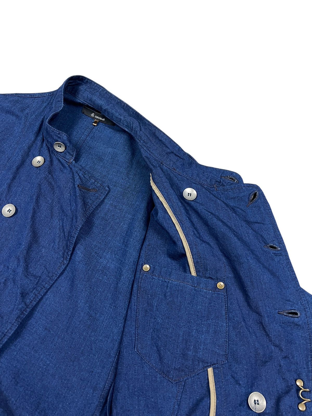 Indigo × Johnbull × Kapital Vintage Johnbull Indigo Button Jacket Size US M / EU 48-50 / 2 - 11 Thumbnail