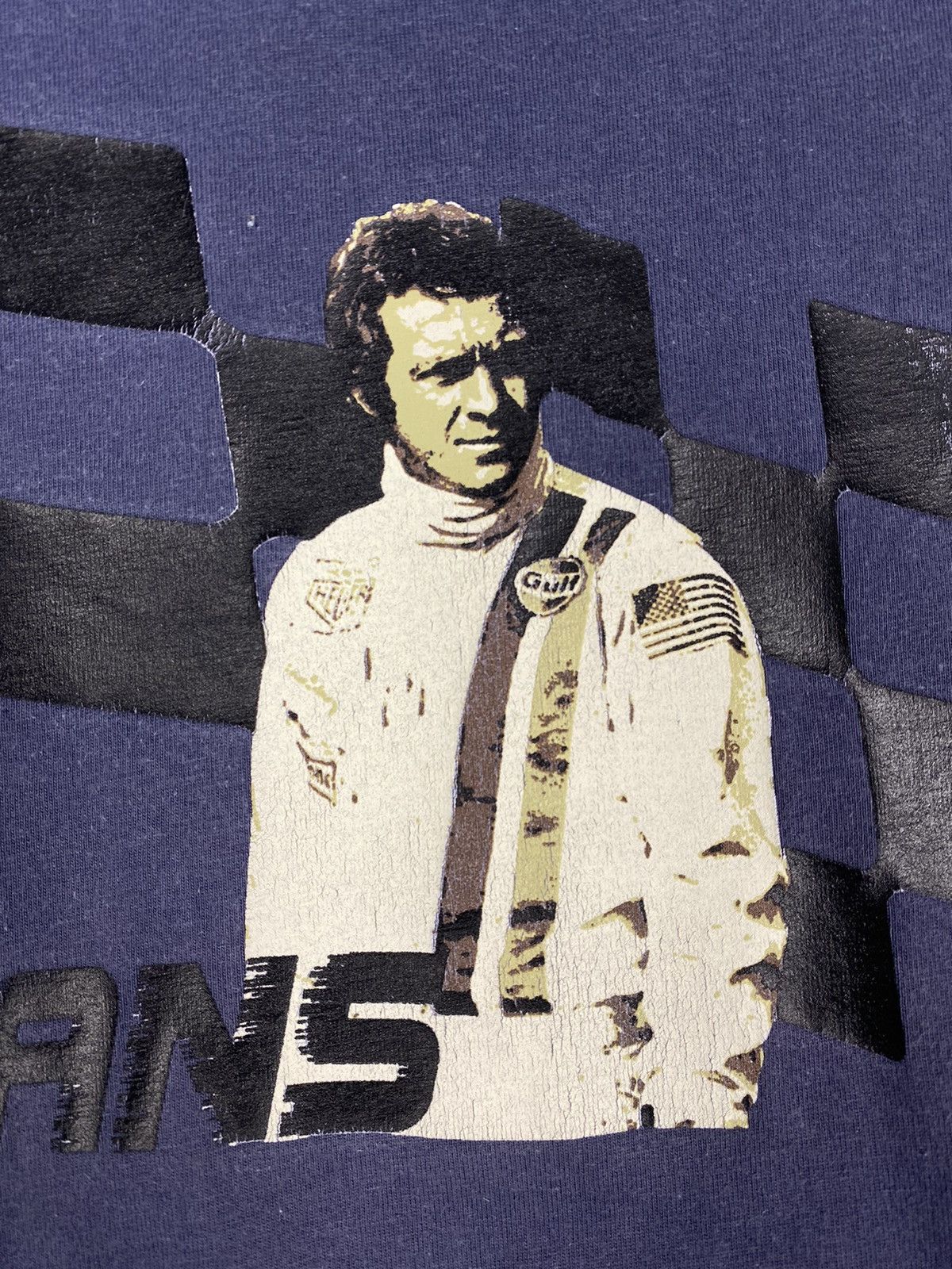Vintage Vintage Steve McQueen Baretta St Pauli Le Mans Racing Tee Size US M / EU 48-50 / 2 - 8 Thumbnail