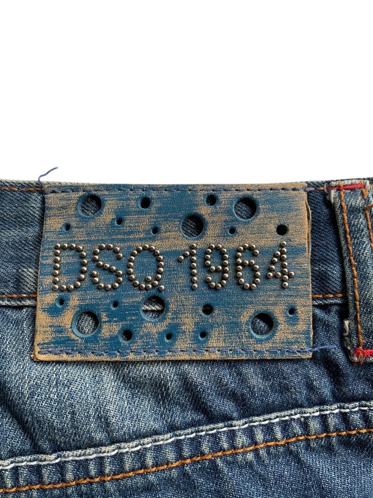 Dsquared2 DSQUARED2 DENIM PATCHWORDS CUSTOM RARE MADE IN ITALY Size US 32 / EU 48 - 9 Thumbnail