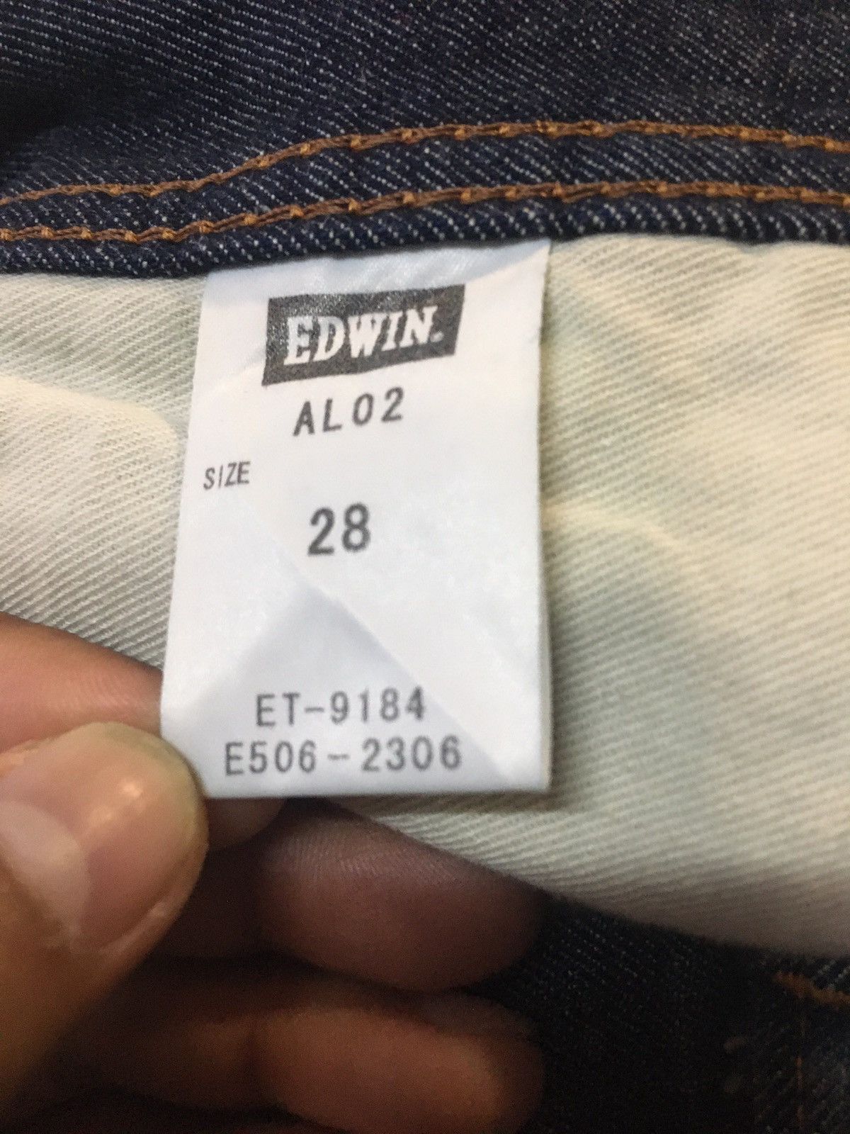 Edwin × Japanese Brand Edwin AL Asia limited selvedge Size US 31 - 6 Thumbnail