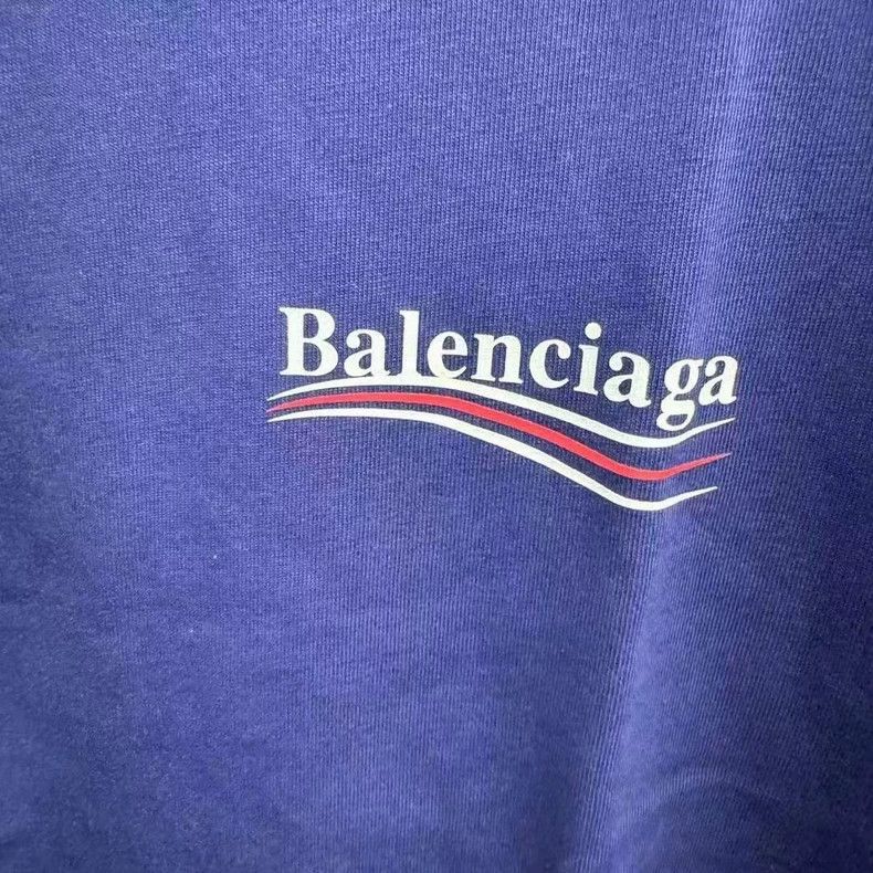 Balenciaga Balenciaga Blue Coke Short Sleeve 2505-Nextarrow Size US L / EU 52-54 / 3 - 3 Thumbnail