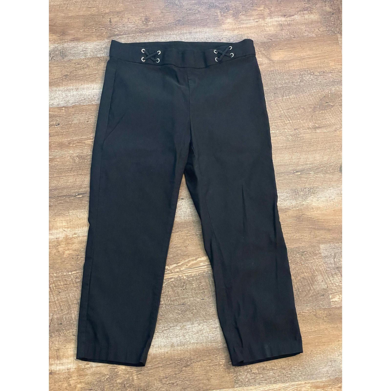 Other Rafaella Black dress capri pants 12 Size 34" / US 12 / IT 48 - 1 Thumbnail