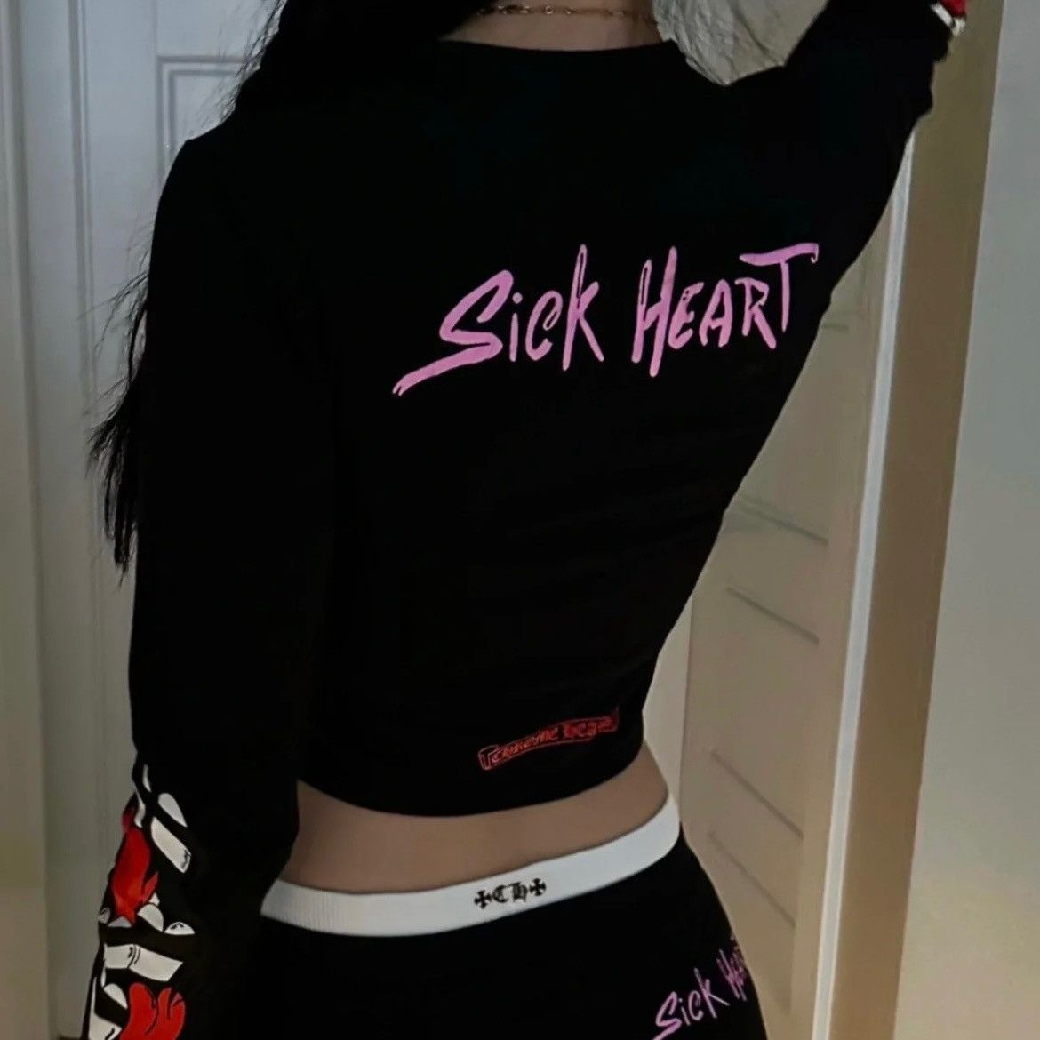 Chrome Hearts Matty Boy Sick Heart Biking Tee