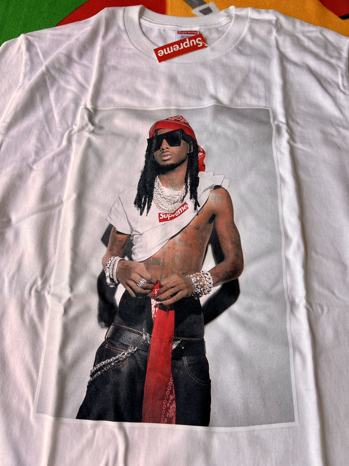 Supreme Supreme Playboi Carti Photo Tee White L tshirt rap trap Size US L / EU 52-54 / 3 - 9 Thumbnail
