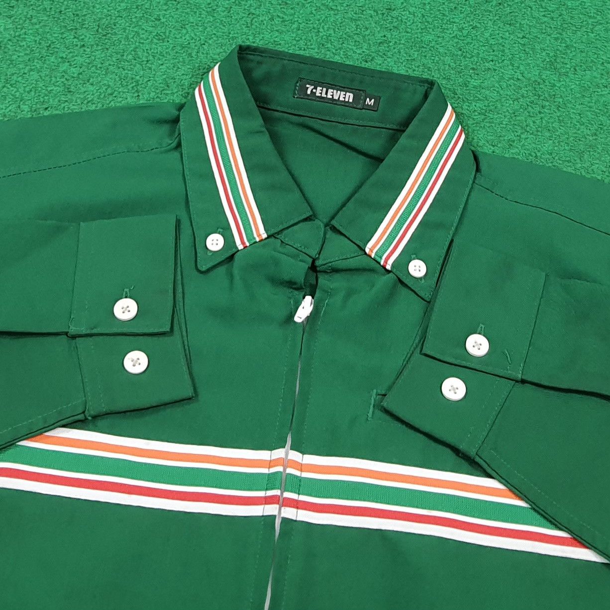 Japanese Brand Vintage 7 Eleven Japan Staff Uniform Work Jacket C299N53 Size US M / EU 48-50 / 2 - 5 Thumbnail