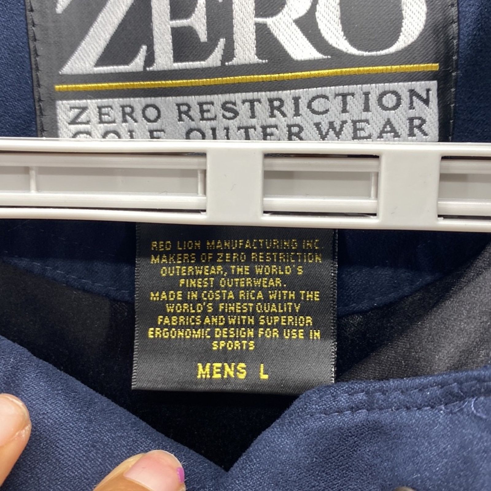 Other Zero Restriction Golf Outerwear blue pullover jacket Sz l Size US L / EU 52-54 / 3 - 3 Thumbnail