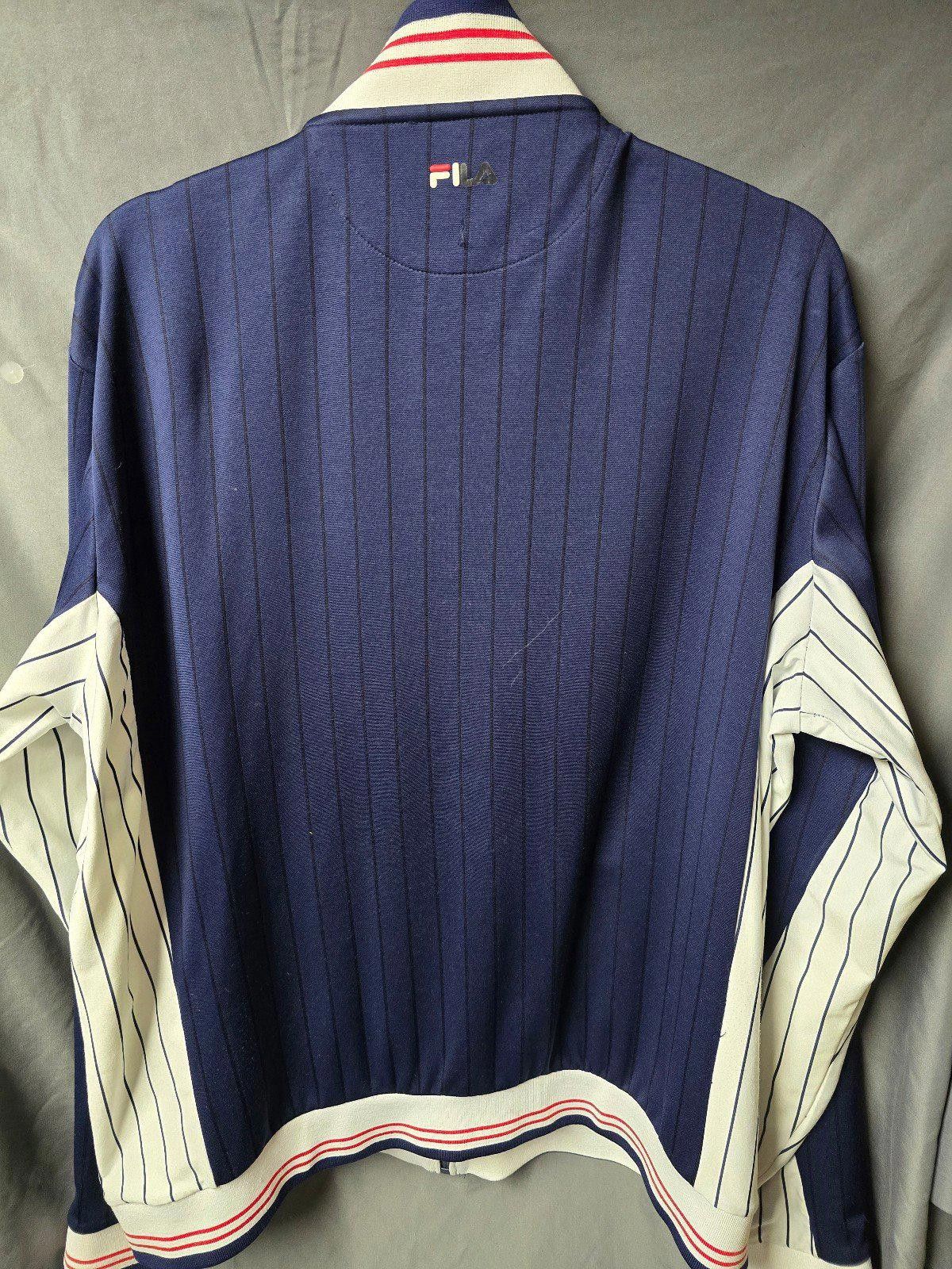 Fila Fila Tennis Track Jacket Settanta Pinstripe Vtg Sz XL Borg Size US XL / EU 56 / 4 - 6 Thumbnail
