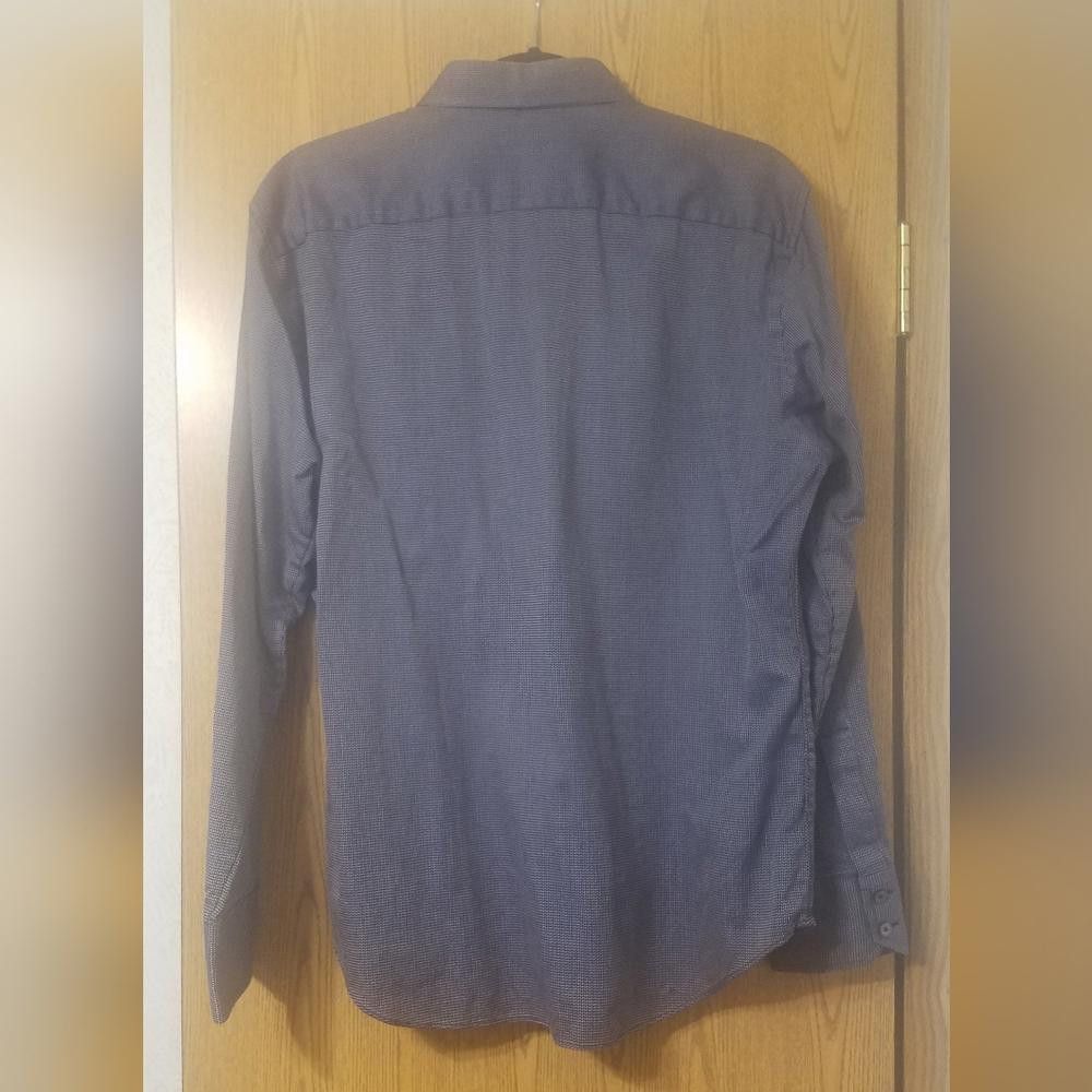 Zachary Prell Zachary Prell Blue and White Dress Shirt Size Large Size US L / EU 52-54 / 3 - 3 Thumbnail