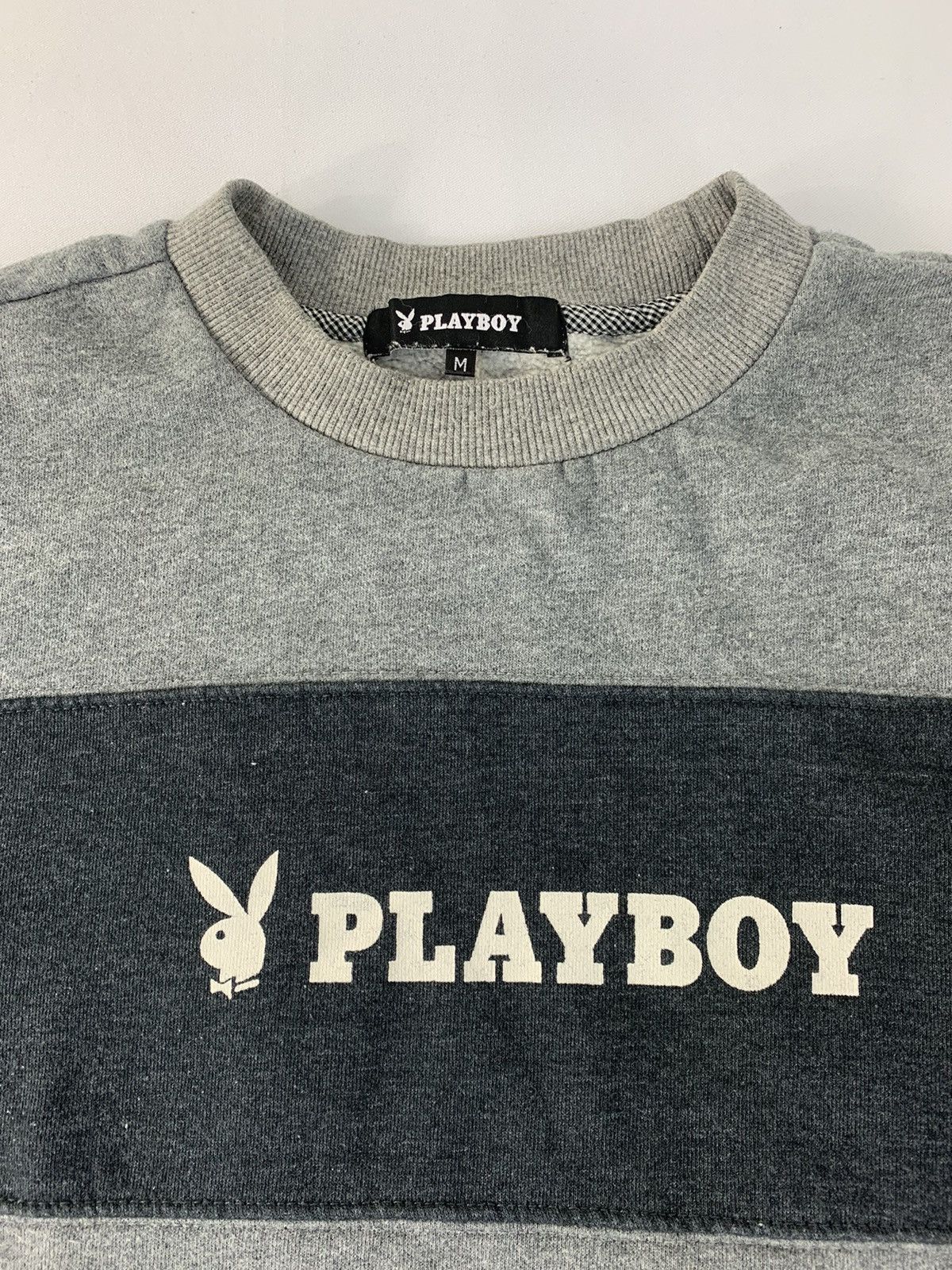 Playboy 90s Playboy Crewneck Sweatshirt Black Block Spell Out Design Size US M / EU 48-50 / 2 - 3 Thumbnail