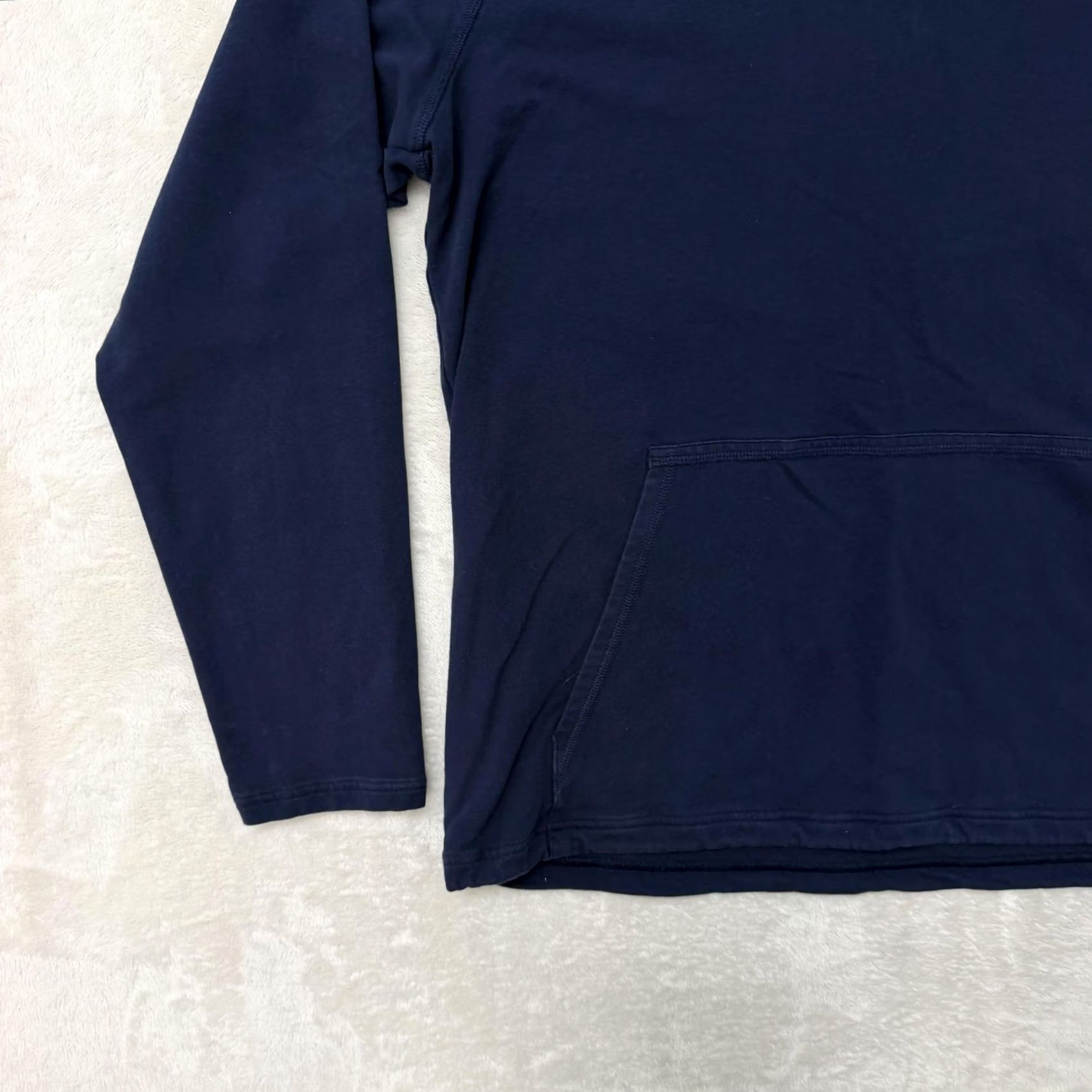 Rhone Rhone Hoodie Mens L Blue Henley Knit Pullover with Pockets Casual Sweatshirt Sleeve Long Crew Neck Button Front Size US L / EU 52-54 / 3 - 7 Thumbnail