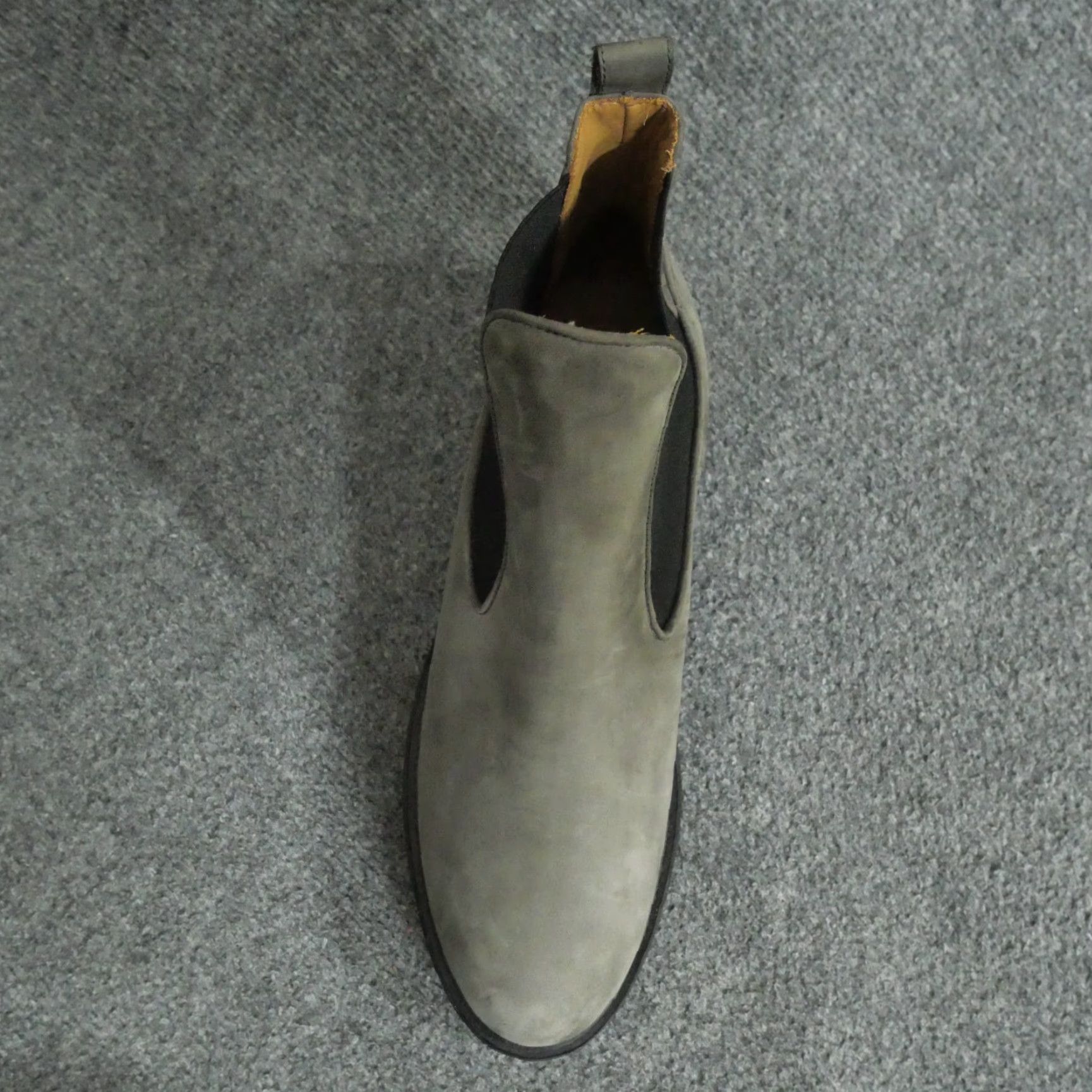 Vintage M Gemi Chelsea Boots Mens GREY Suede Leather 9/42 Chelsea Boot Casual Size US 9 / EU 42 - 6 Thumbnail
