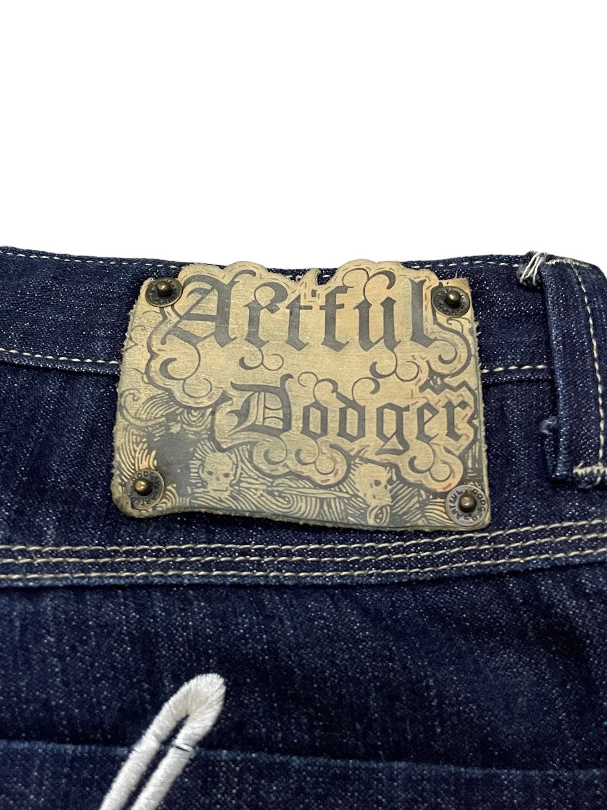 Japanese Brand Artful Dodger Jesse Pinkman Embroidered Poems Baggy Jeans Size US 34 / EU 50 - 23 Thumbnail
