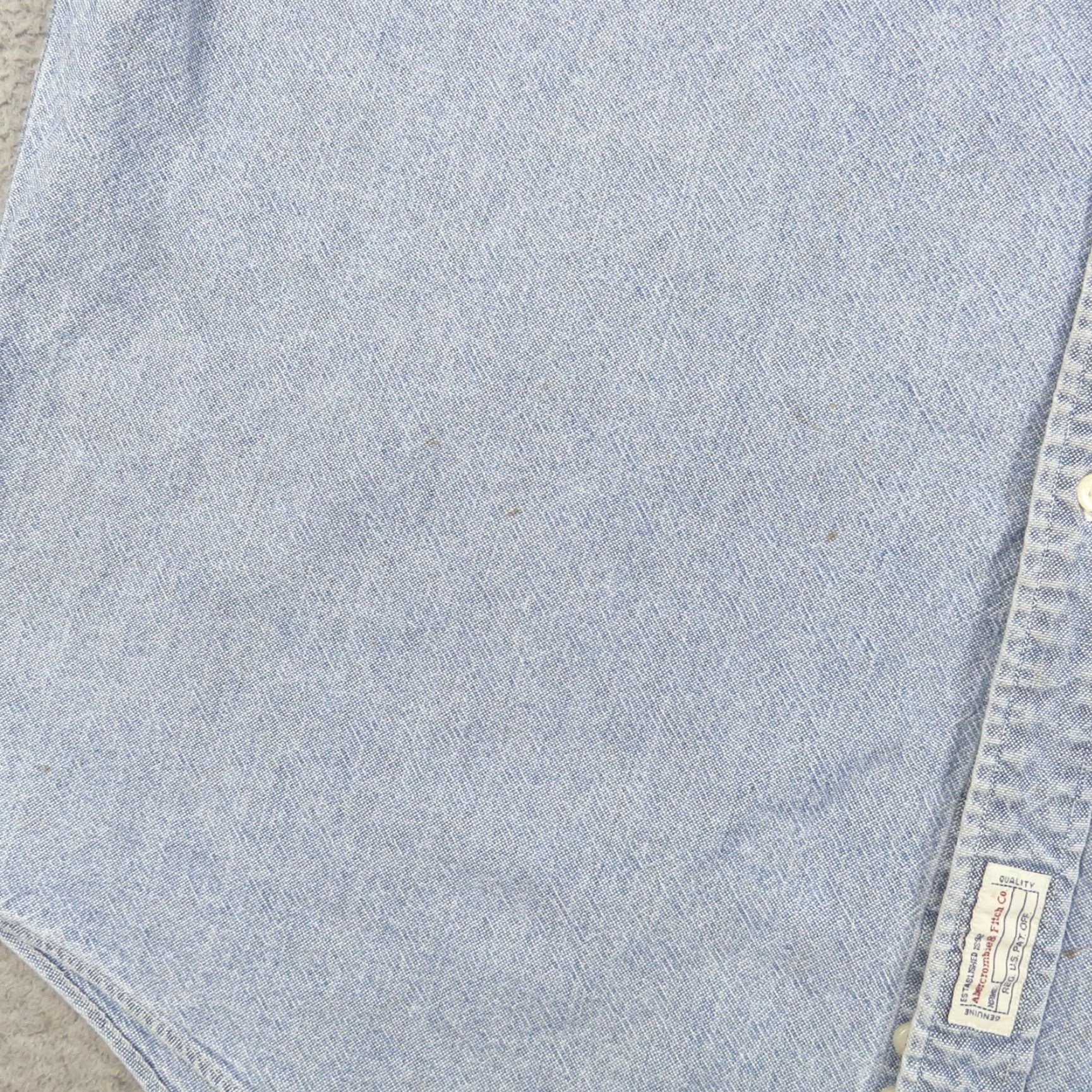 Abercrombie & Fitch VTG Abercrombie Fitch Shirt 16R XL Mens Denim Thick Heavy 90s Preppy Safari Size US XL / EU 56 / 4 - 5 Thumbnail