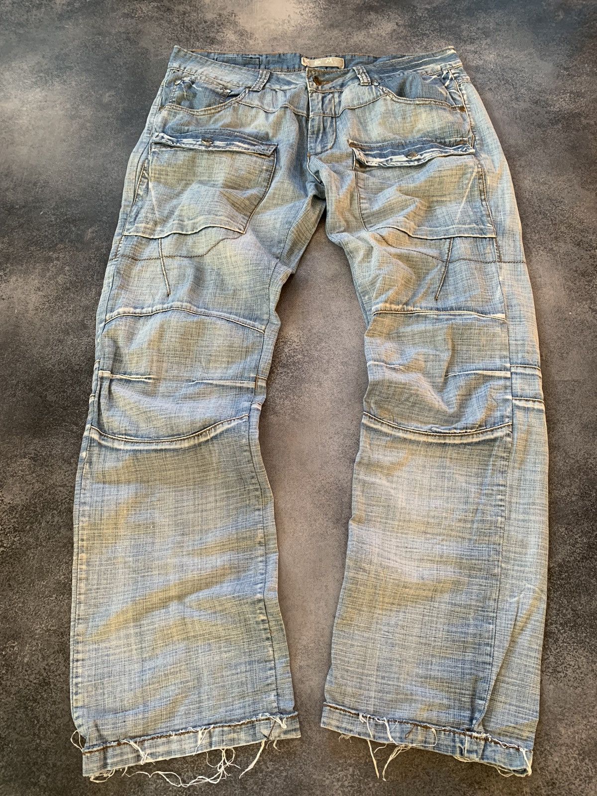 Hysteric Glamour × Japanese Brand Vintage Rick Owens Junya Watanabe Style Washed Jeans Size US 34 / EU 50 - 10 Thumbnail