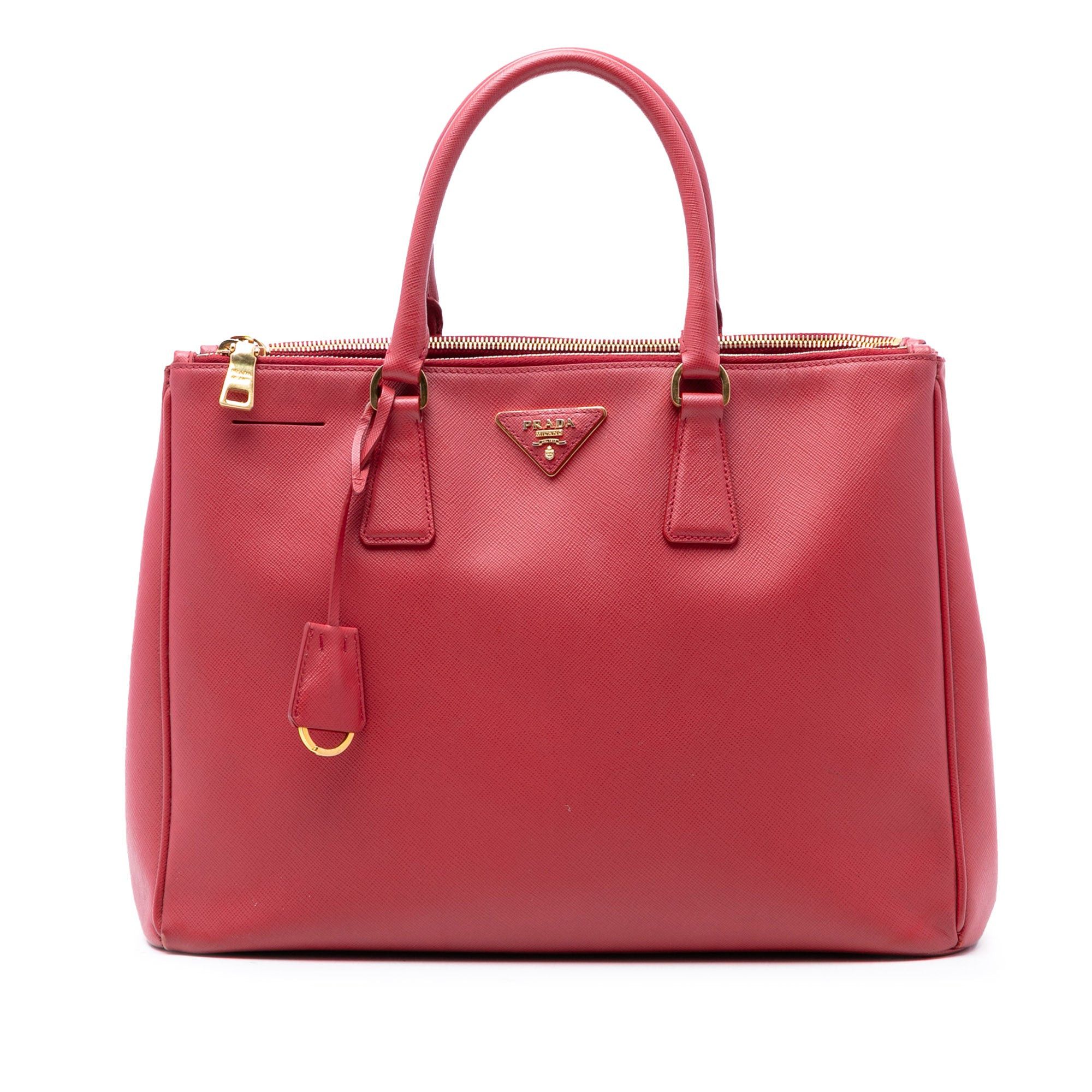 Prada Large Saffiano Lux Galleria Double Zip Satchel Size ONE SIZE - 1 Thumbnail