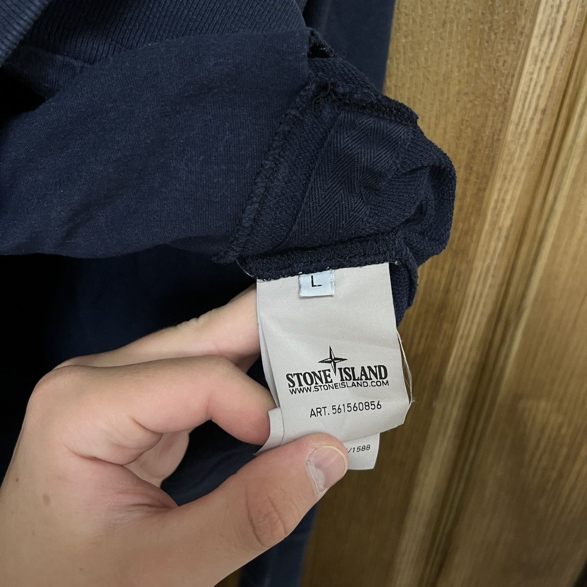 Stone Island Vintage Stone Island Sweatshirt Navy Blue Size US L / EU 52-54 / 3 - 12 Thumbnail