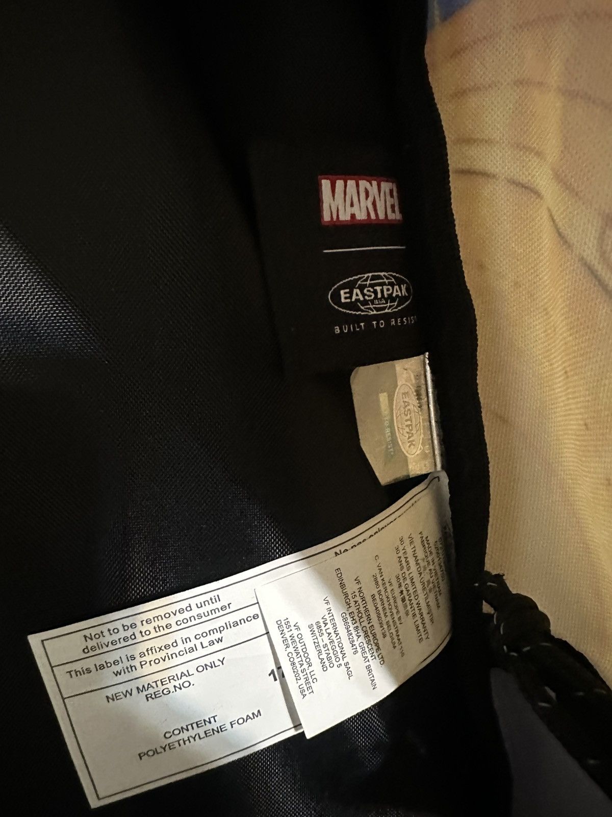 Eastpak Vintage Eastpak Marvels Eternals backpack 00s Size ONE SIZE - 5 Thumbnail