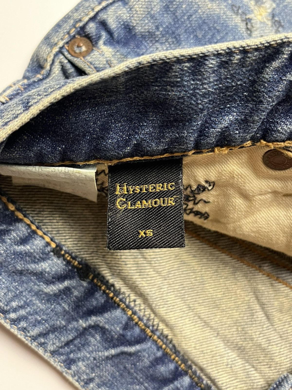 Hysteric Glamour Hysteric Glamour x Ramones Blitzkrieg Bop Studded Mini Skirt Size 29" - 8 Thumbnail