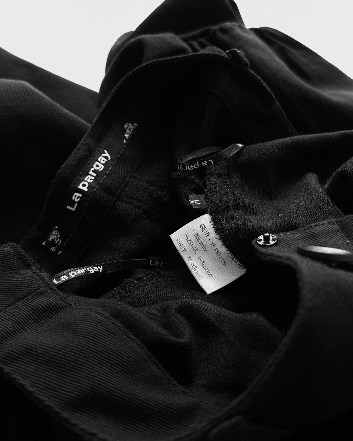 Japanese Brand LA PARGAY BLACK HAREM PANTS Size US 30 / EU 46 - 9 Thumbnail