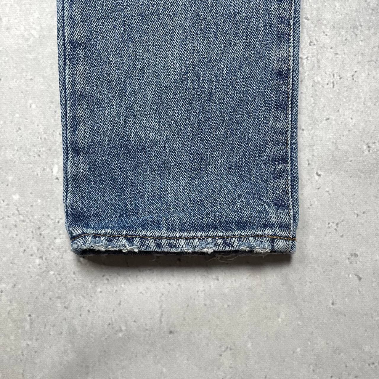 Saint Laurent Paris Saint Laurent D02 Washed Blue Distressed Jeans Skinny Fit Size US 30 / EU 46 - 17 Thumbnail