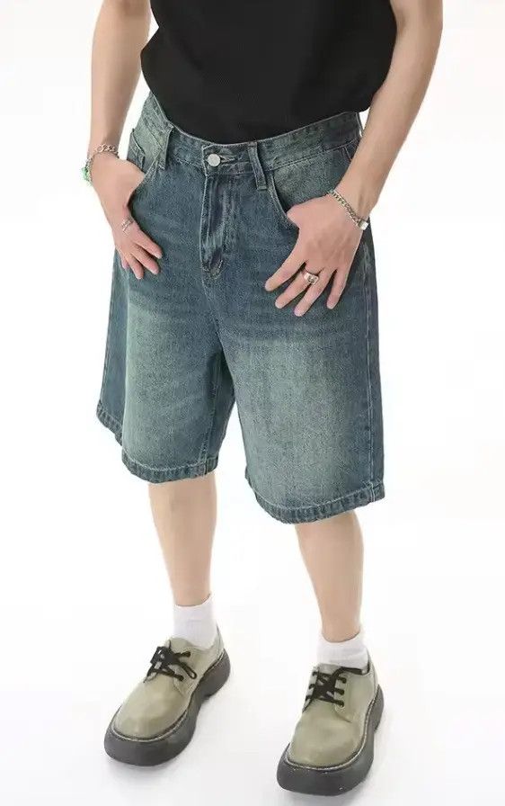 Jean Hamaoka x Katou Washed Y2k Shorts jeans Denim Size US 31 - 4 Thumbnail